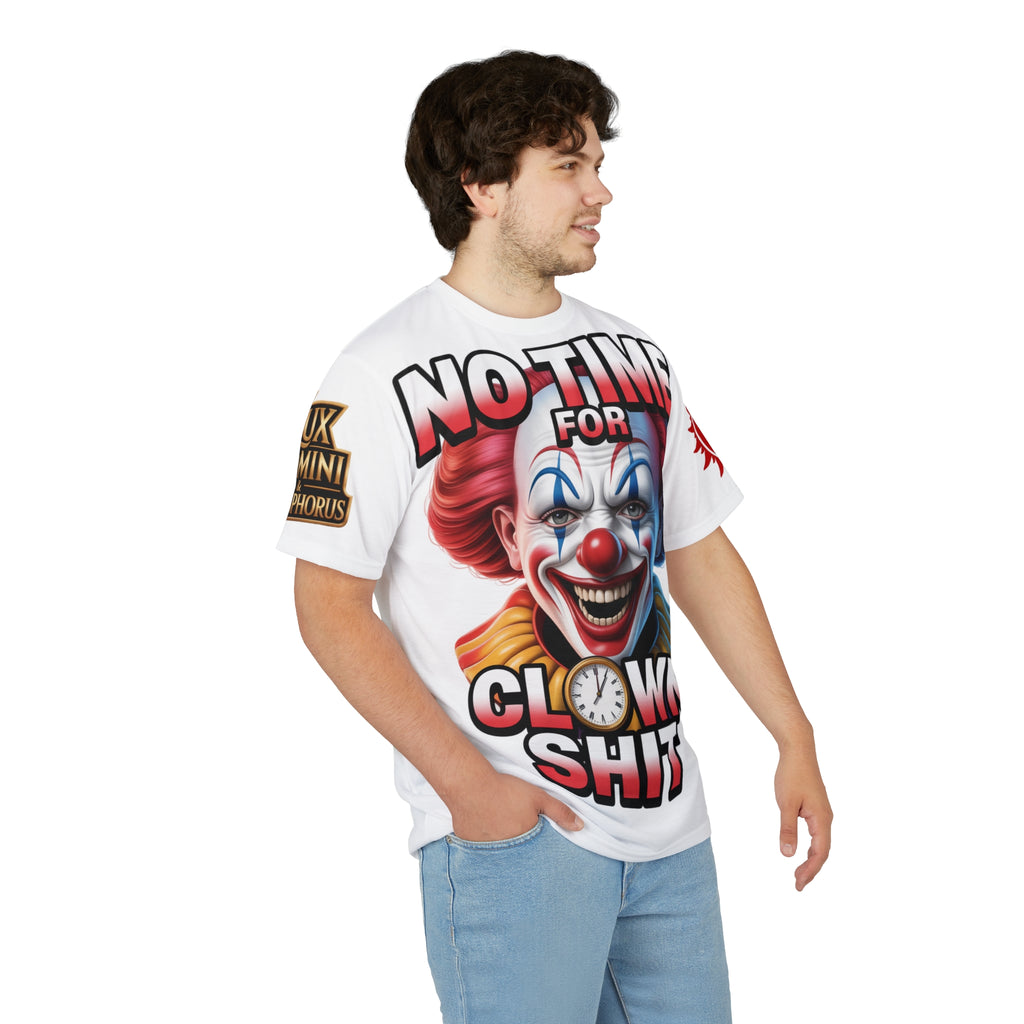 T-Shirt No Time For Clowns Unisex white