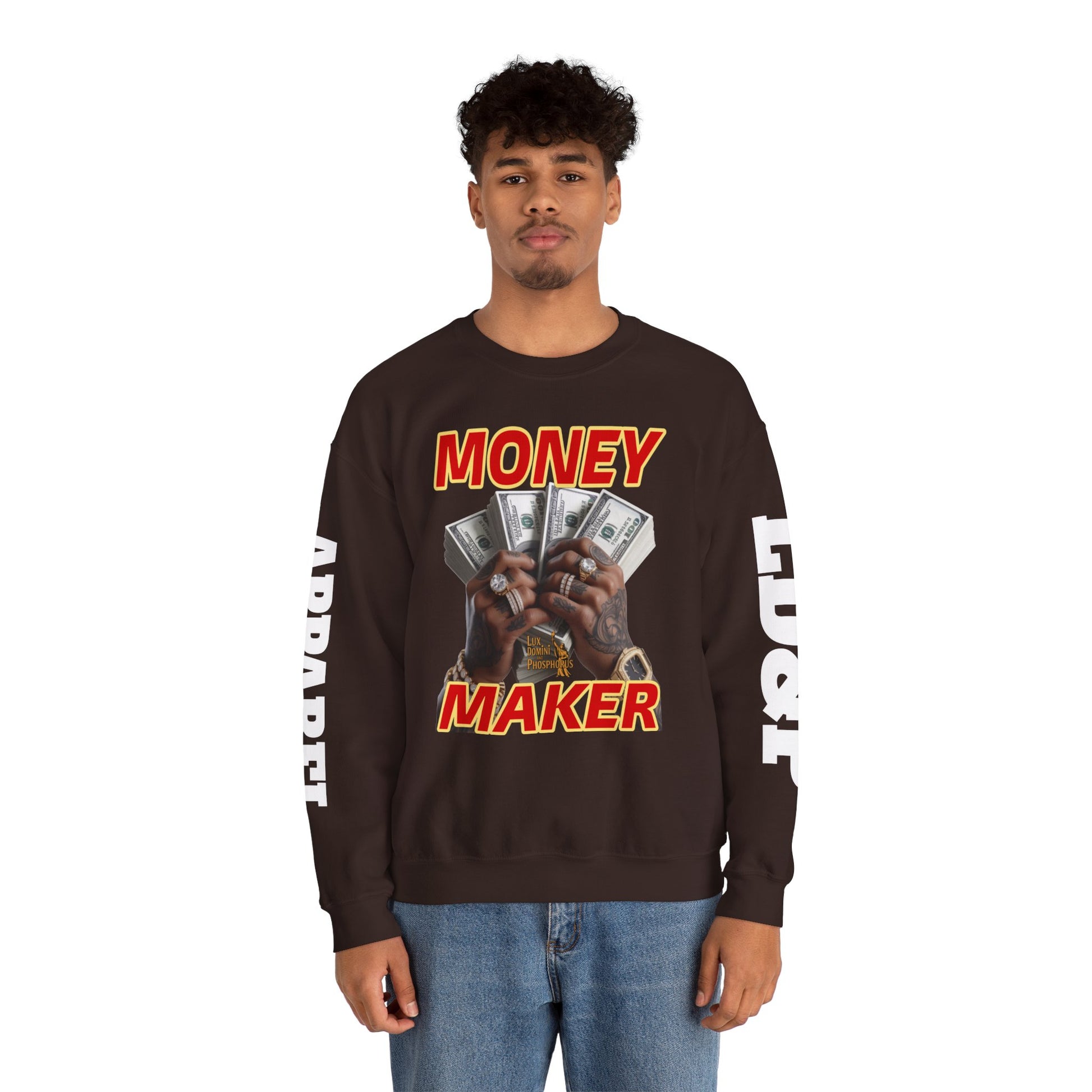 Money Maker Unisex Sweatshirt - LD&P APPAREL Design