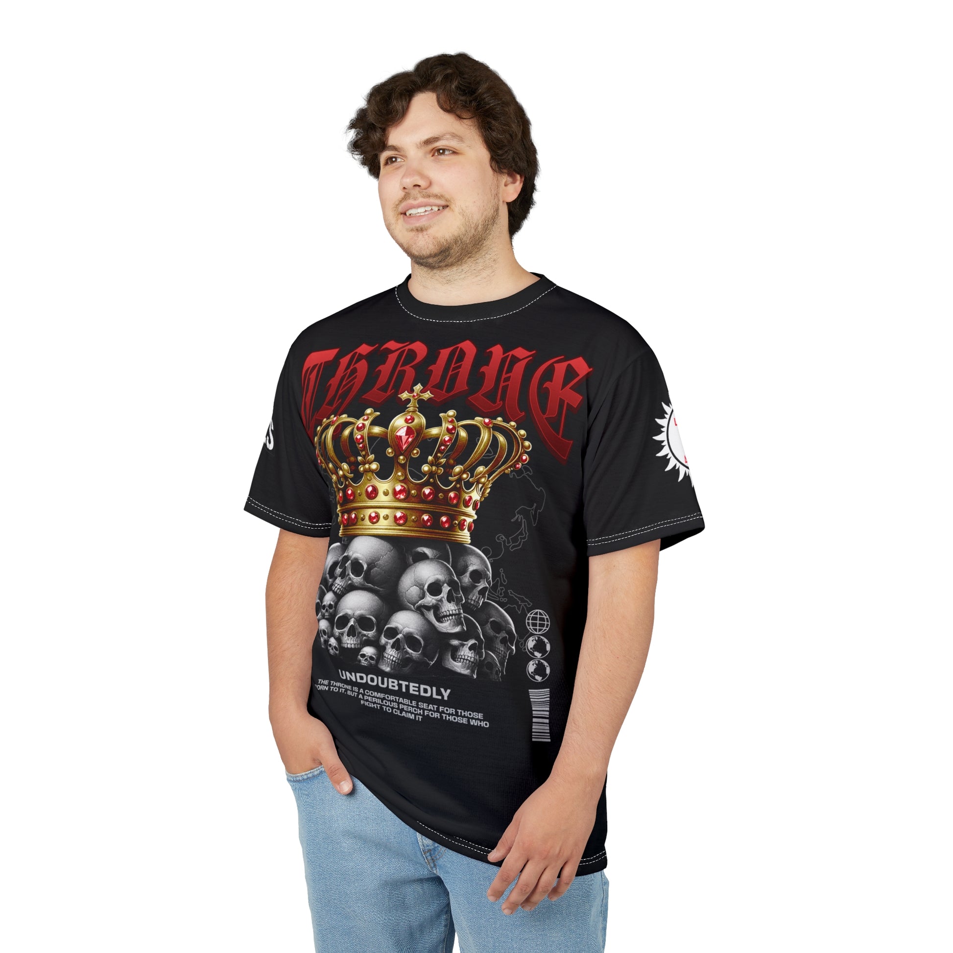 Throne Skull Crown Tee LD&P APPAREL Black