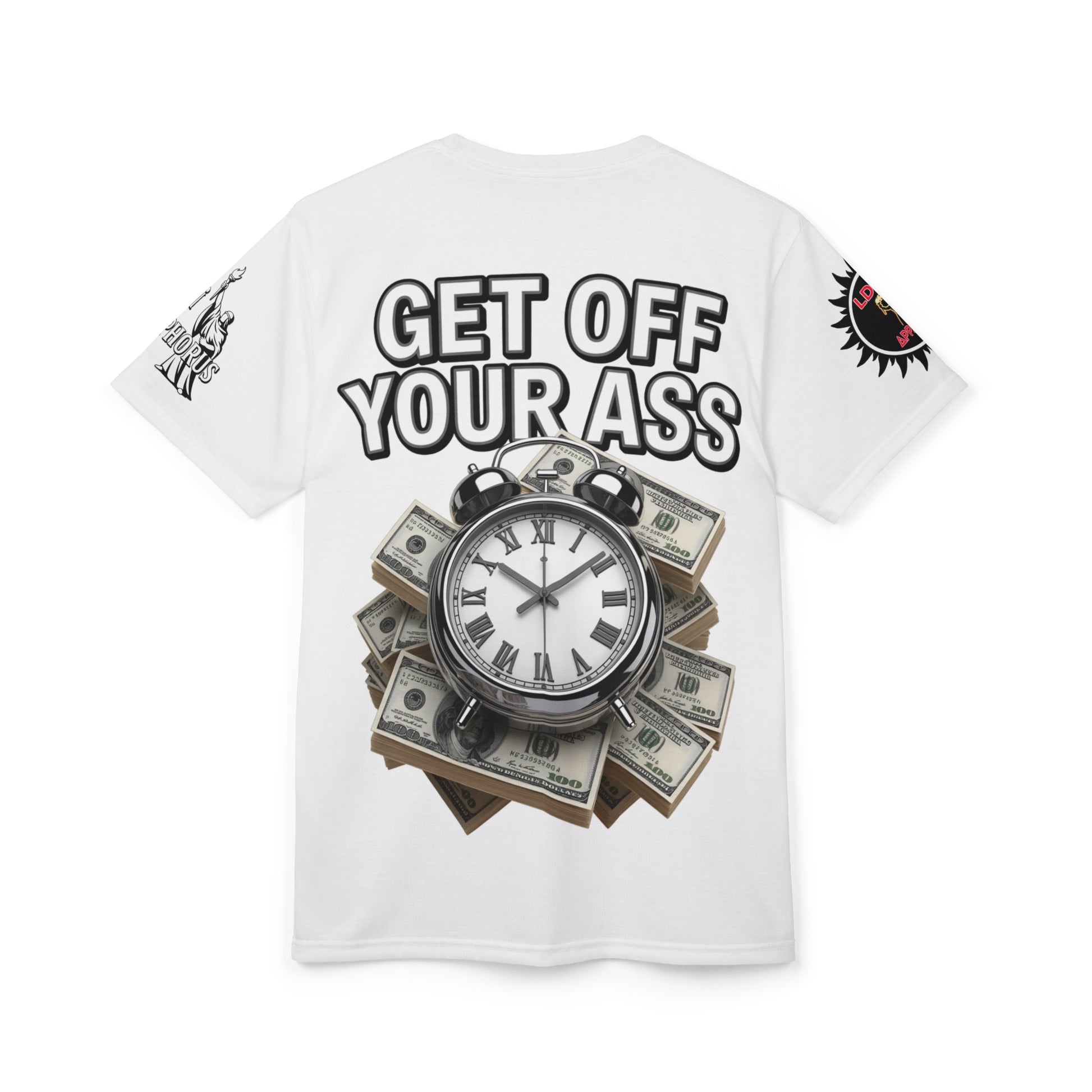 Motivational Unisex Tee - "Get Off Your Ass"
