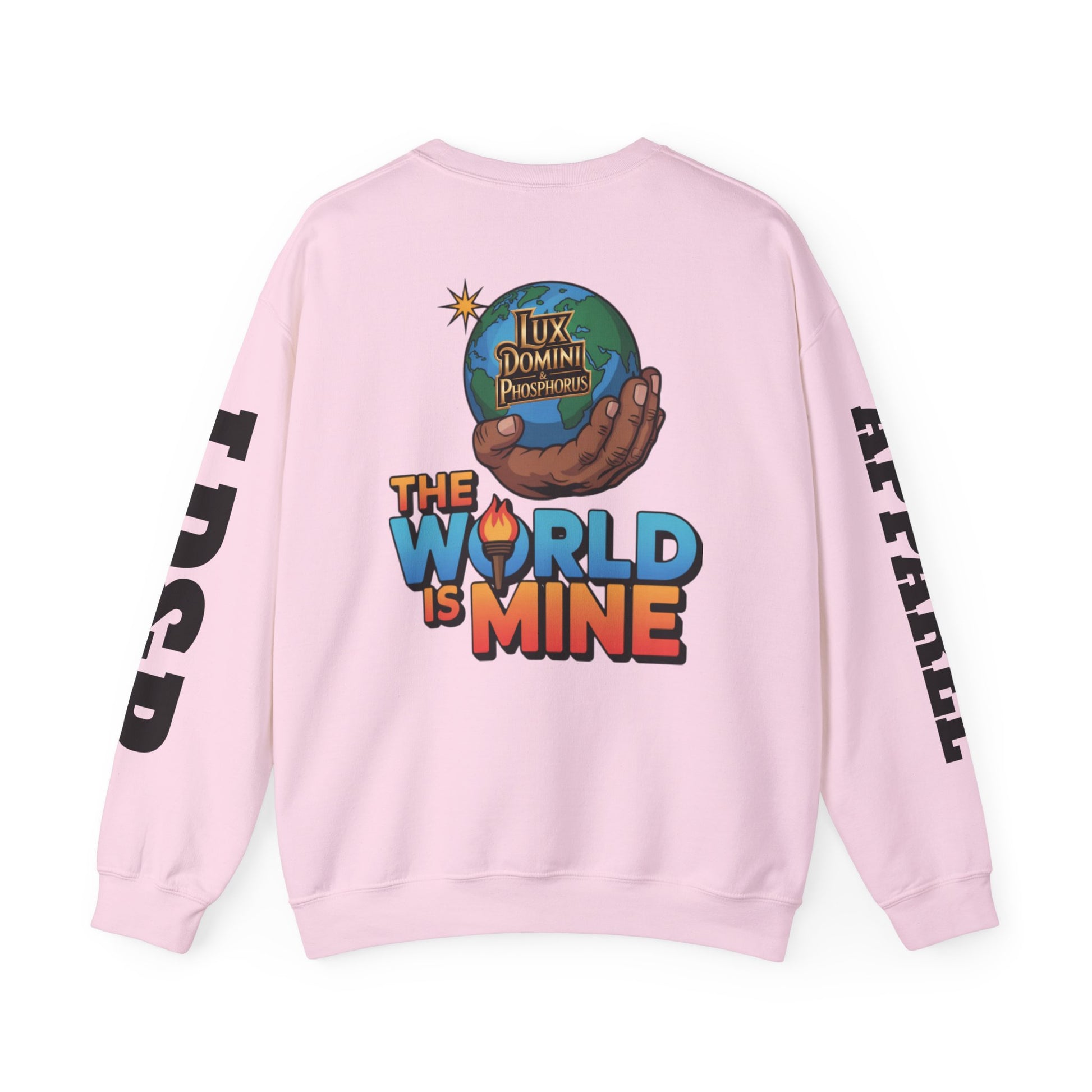Graphic Sweatshirt - The World Is Mine LD&P APPAREL Design