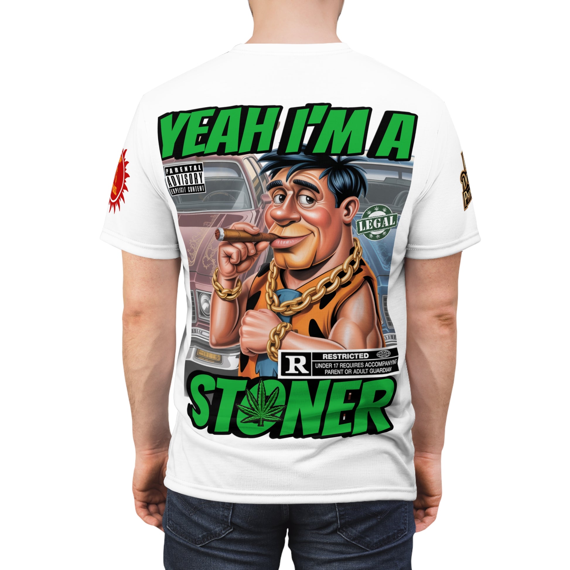 Yeah I'm a Stoner T-Shirt LD&P APPAREL white
