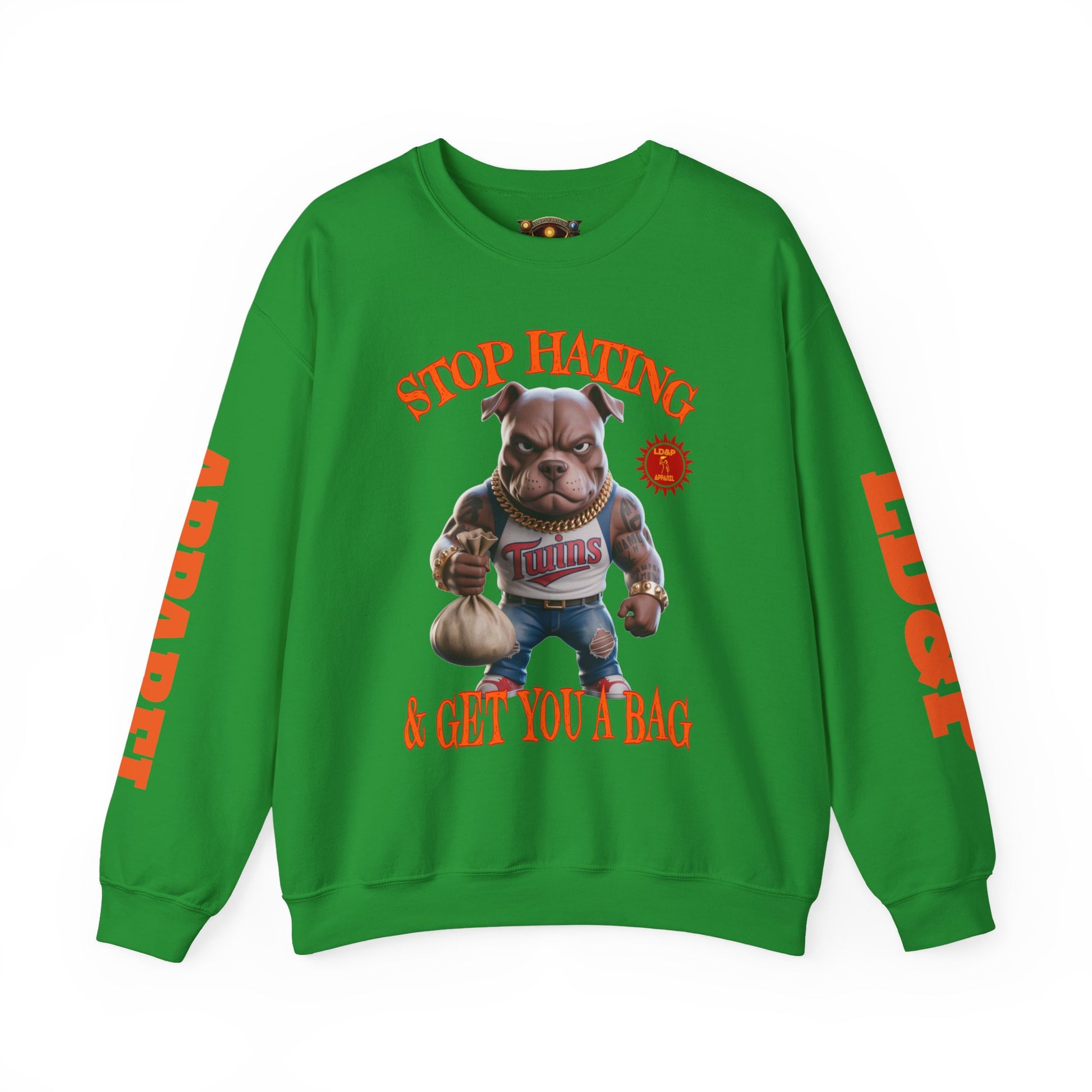 Unisex Sweatshirt Stop Hating LD&P Apparel Design