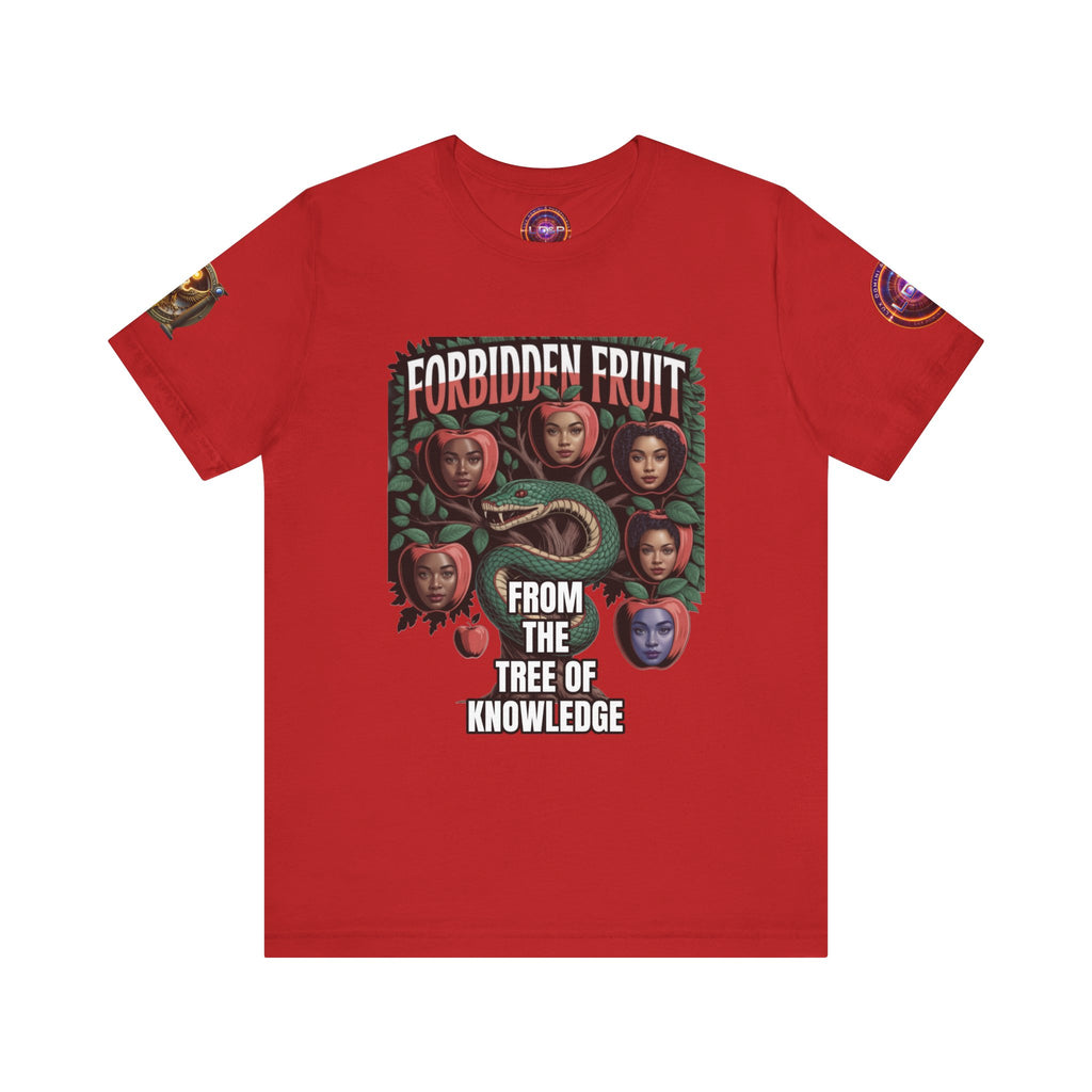 Short Sleeve Tee - Tree of Knowledge Forbidden Fruit Design