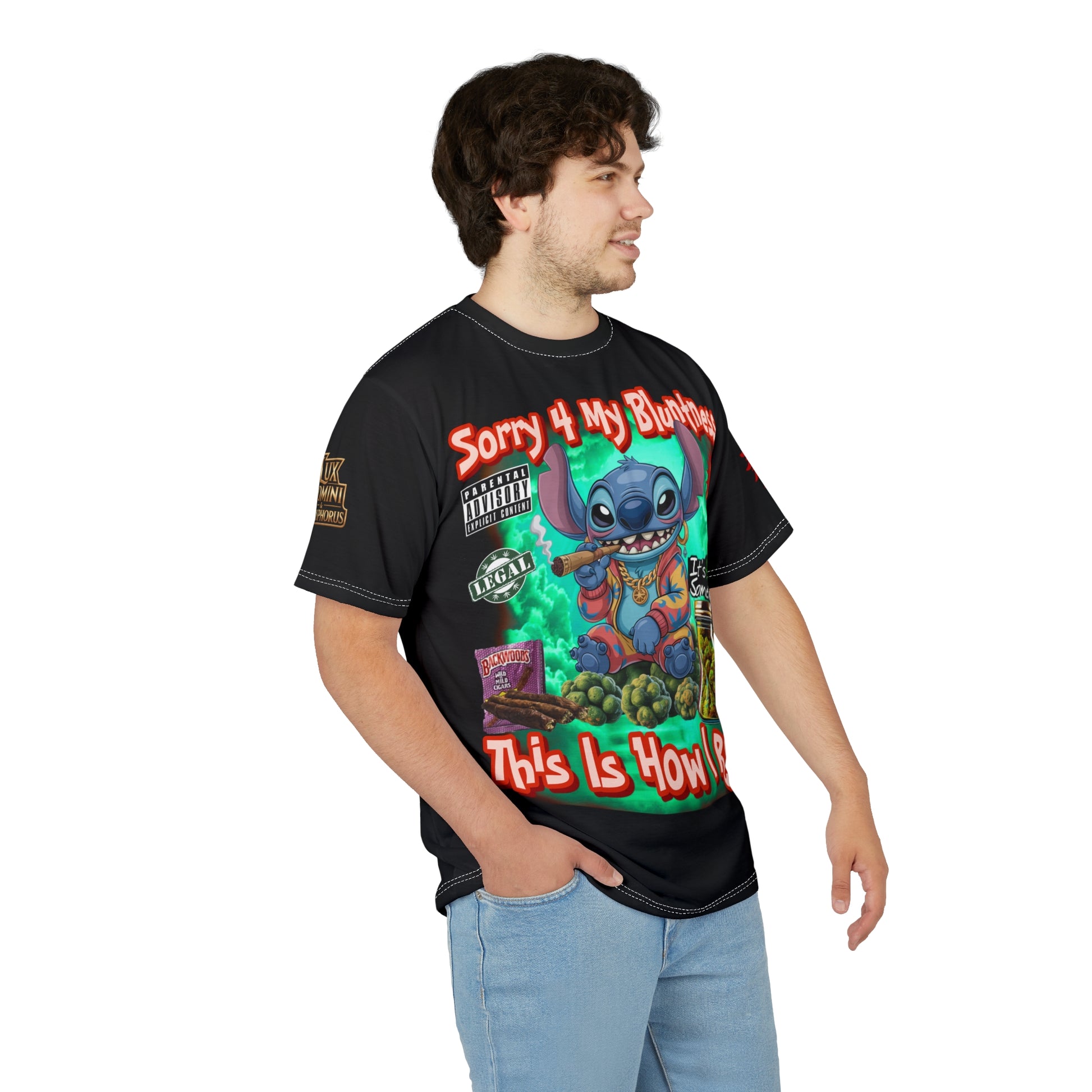 Graphic Tee — "Sorry 4 My Bluntness" Black