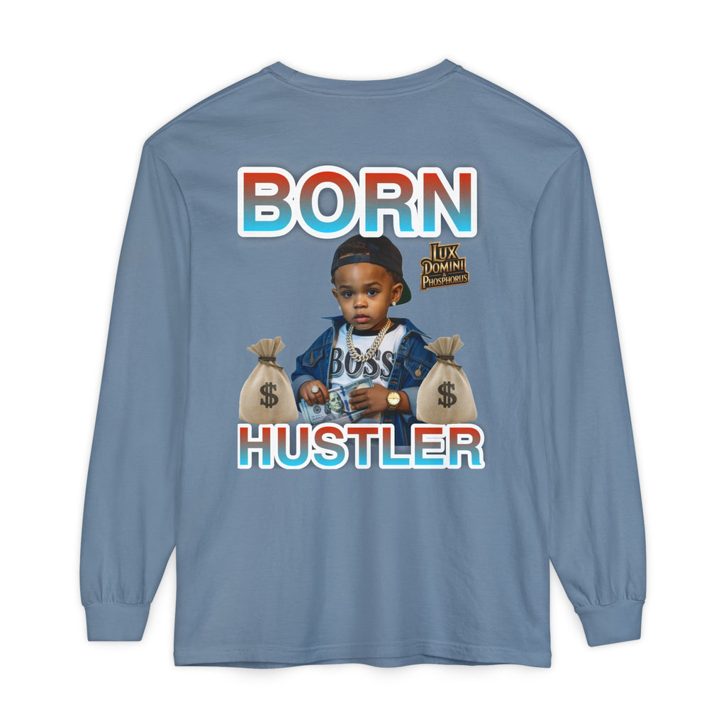 Long Sleeve T-Shirt Born Hustler Apparel