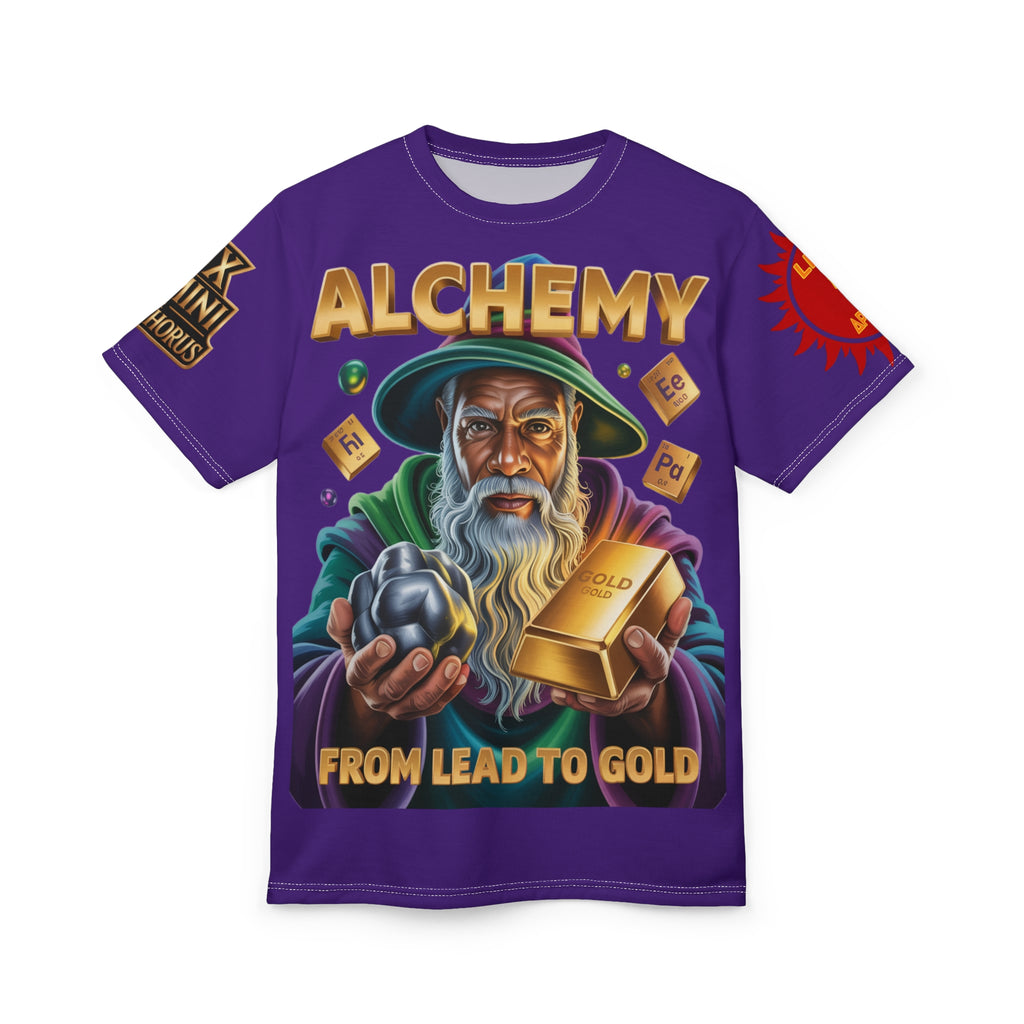 Alchemy Unisex Cut & Sew Tee purple