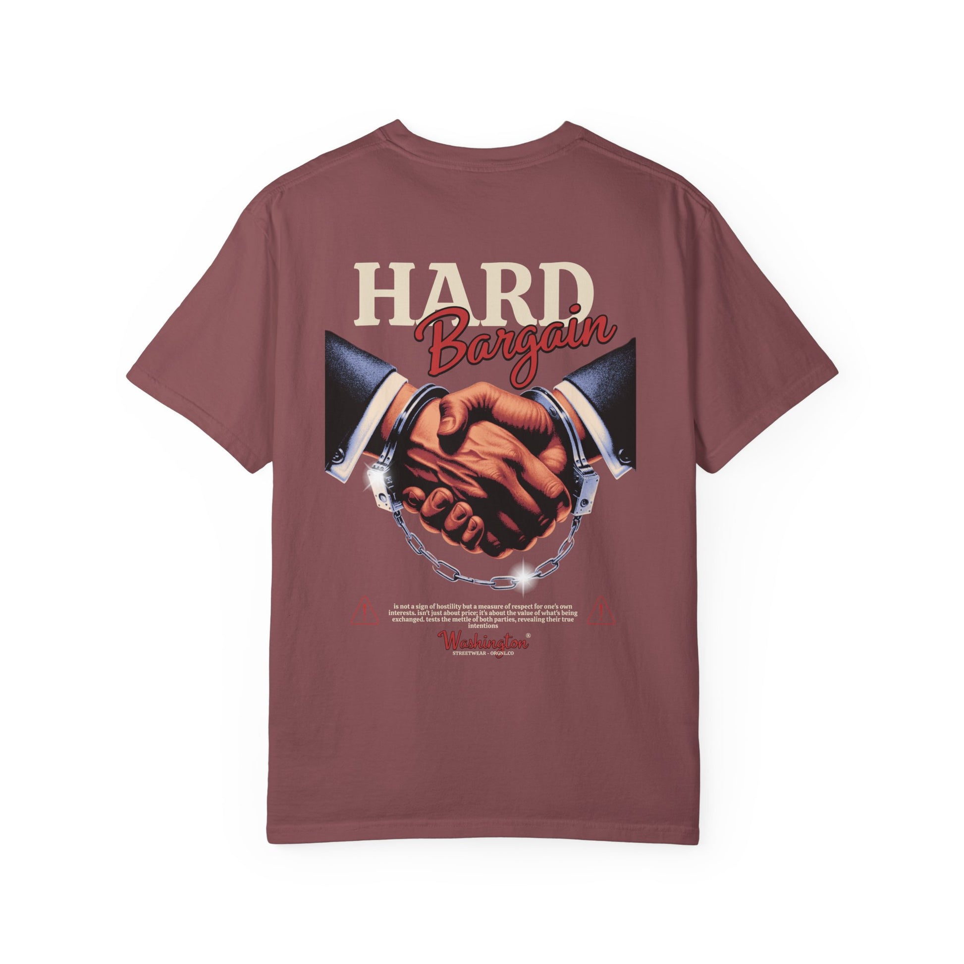 Garment-Dyed T-shirt Hard Bargain Graphic Tee
