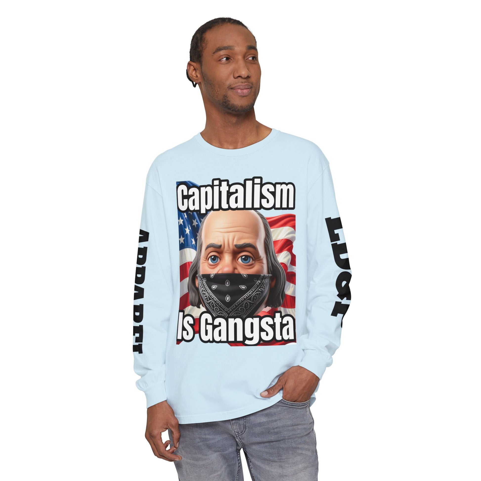 Capitalism is Gangsta Long Sleeve T-Shirt