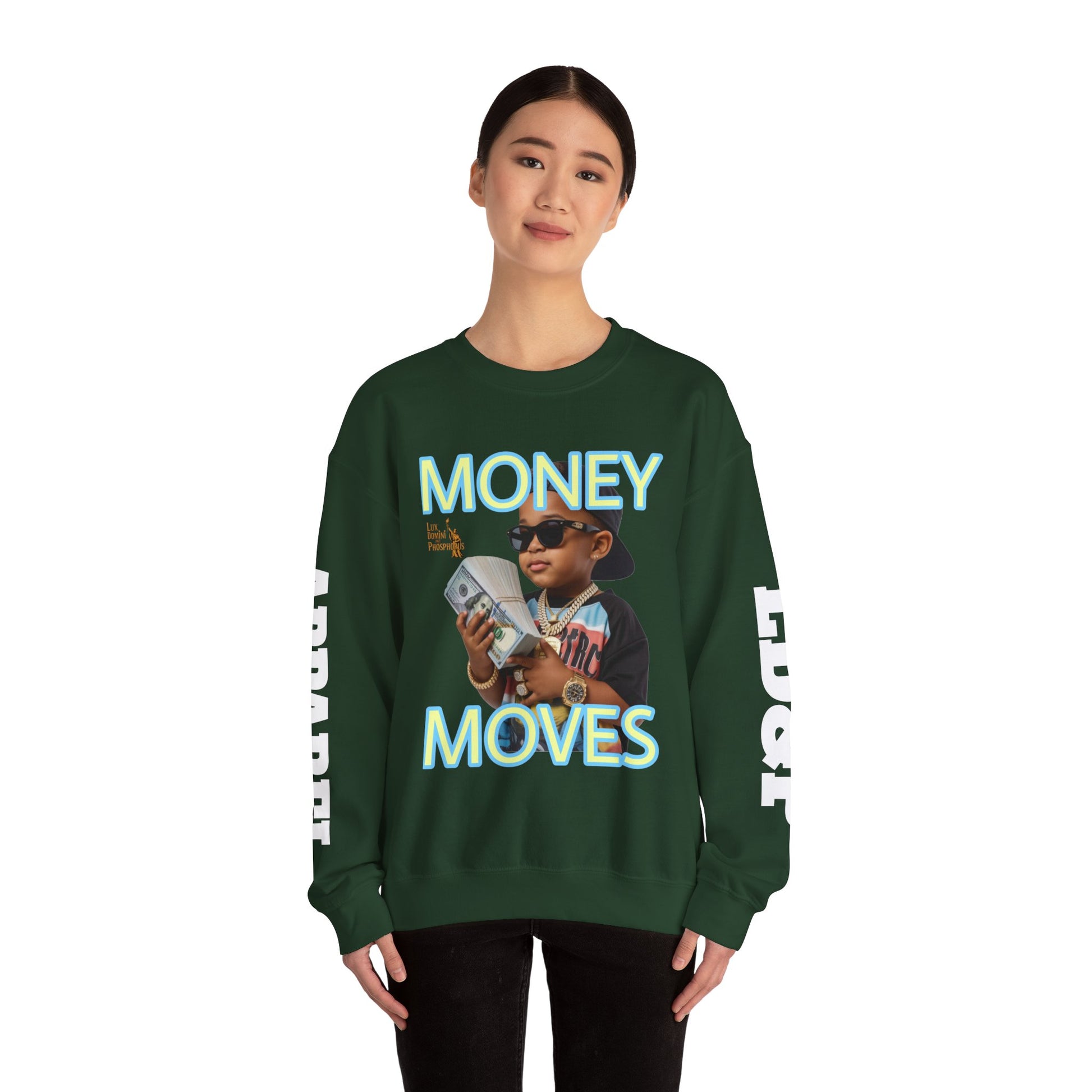 Money Moves Unisex Sweatshirt - LD&P APPAREL