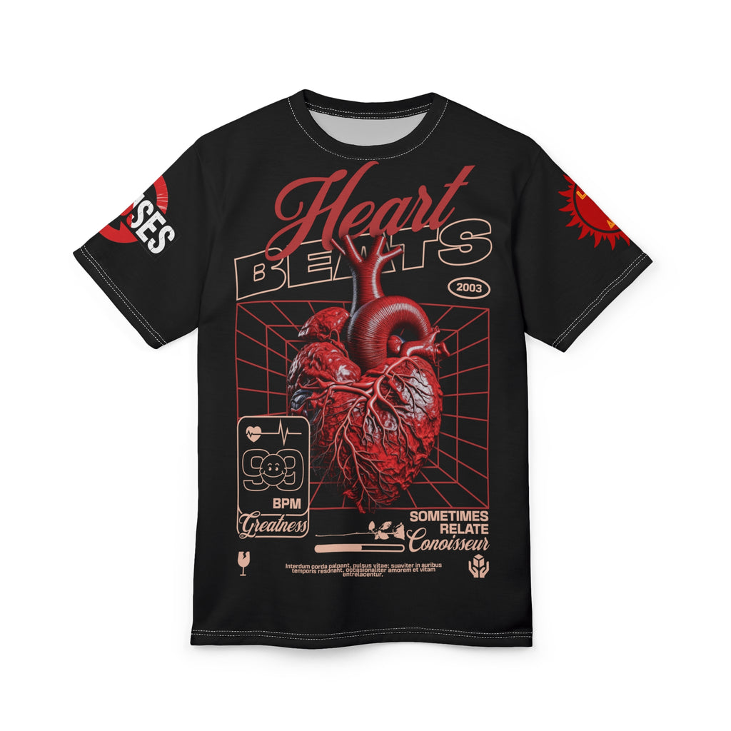 Heart Beats LD&P Apparel Design Graphic Tee