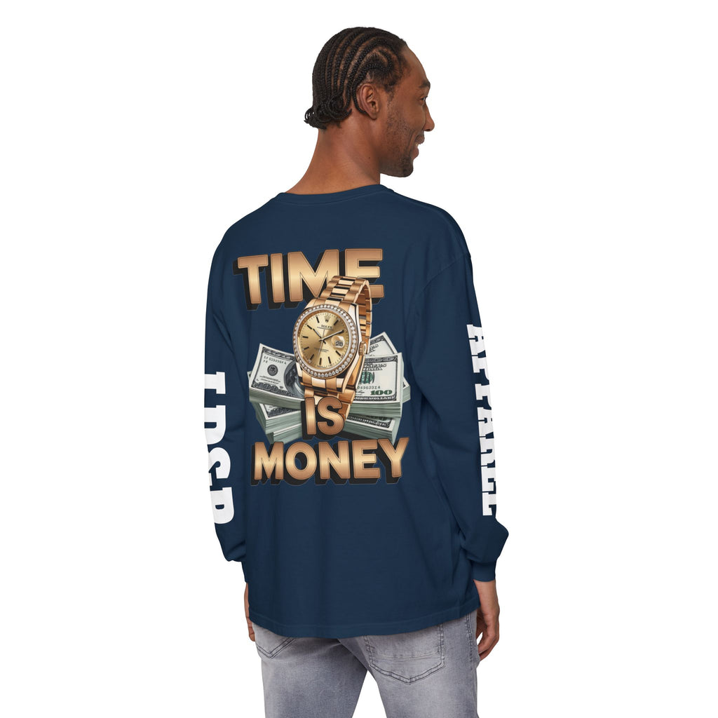 Long Sleeve T-Shirt Time is MONEY Design