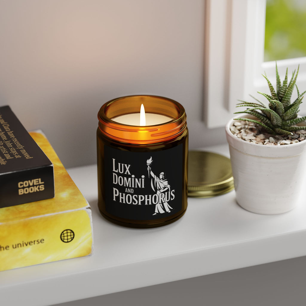 Lux Domini & Phosphorus Coconut Apricot Scented Candle (4oz & 9oz)