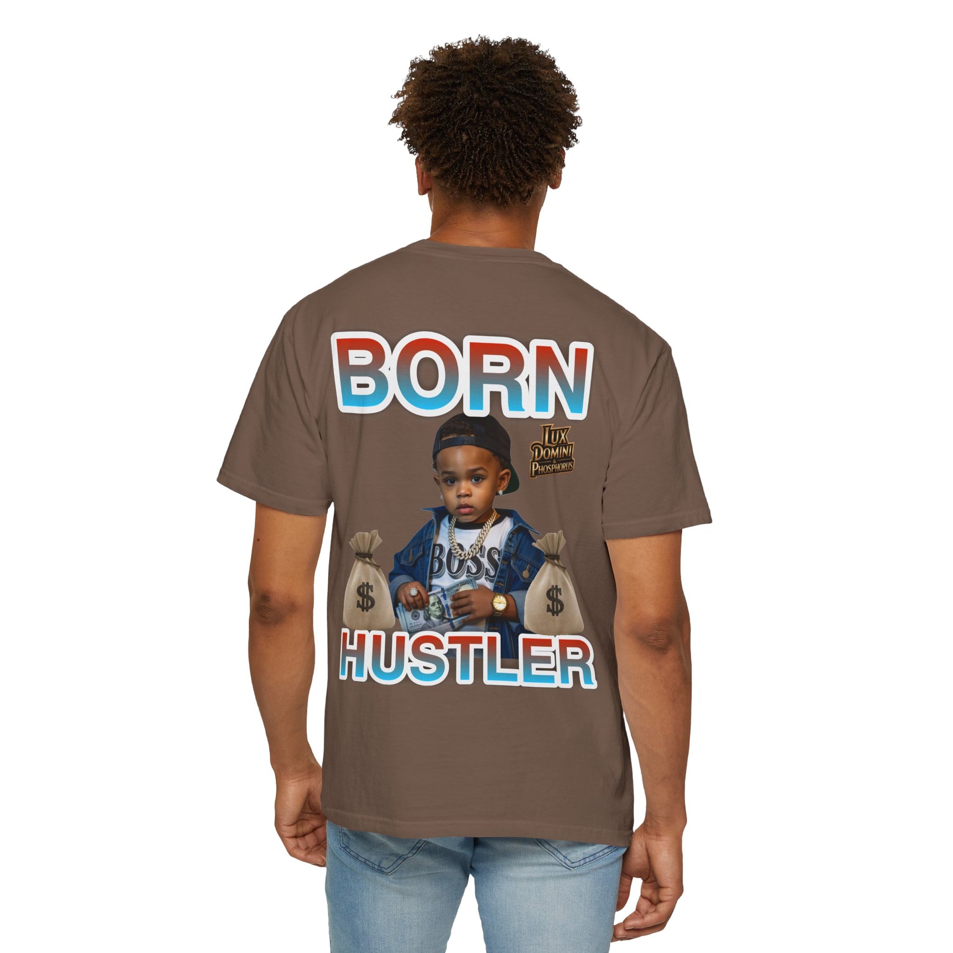 Garment-Dyed T-shirt BORN HUSTLER LD&P APPAREL