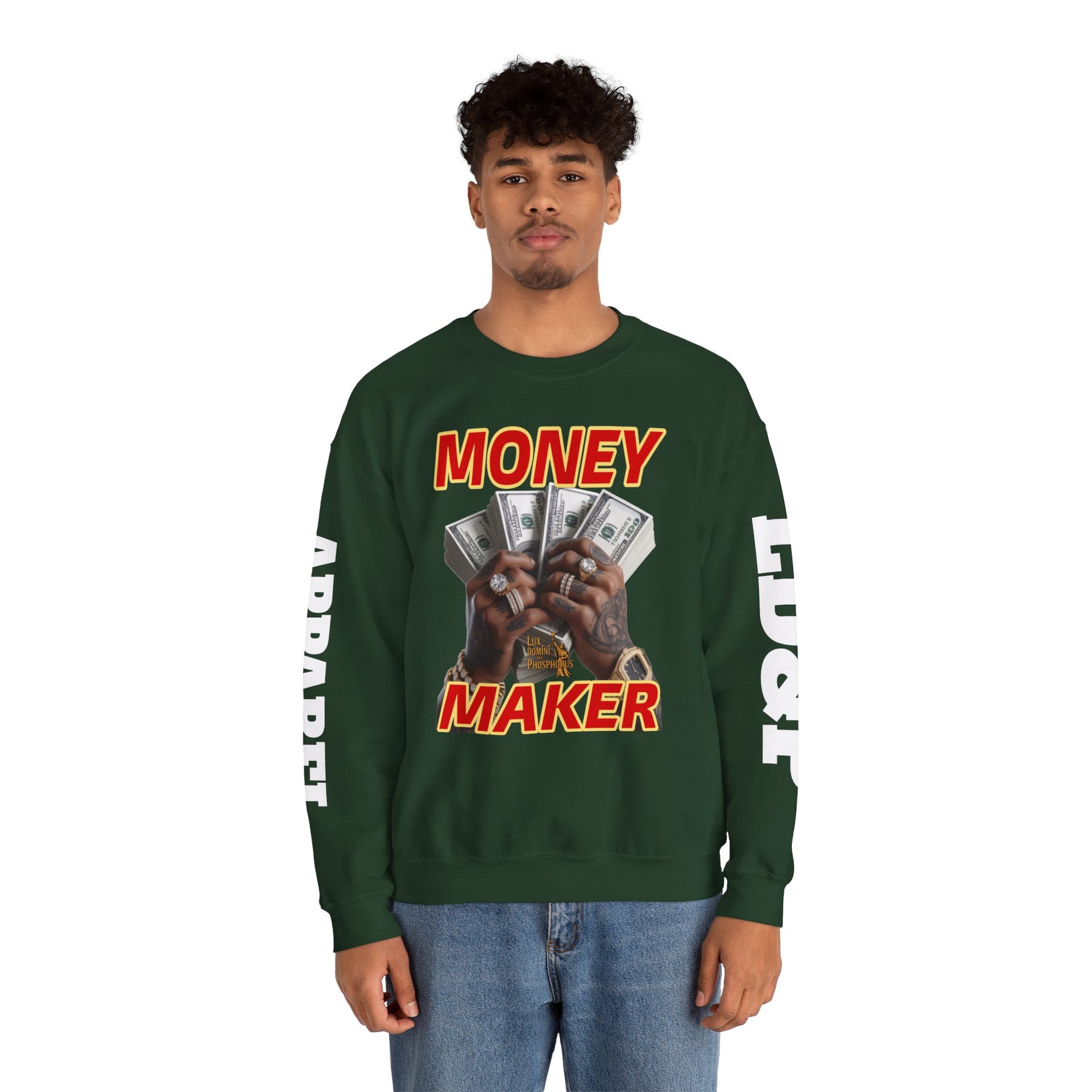 Money Maker Unisex Sweatshirt - LD&P APPAREL Design