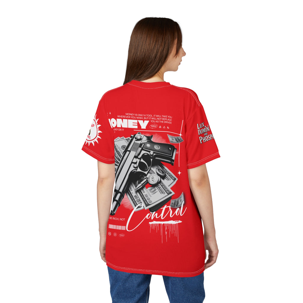 Money Control Graphic Tee LD&P APPAREL RED