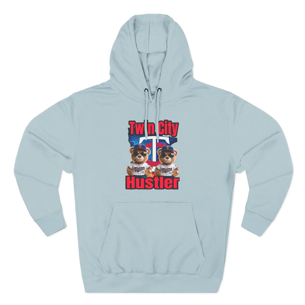 Fleece Hoodie Twin City HUSTLER Design