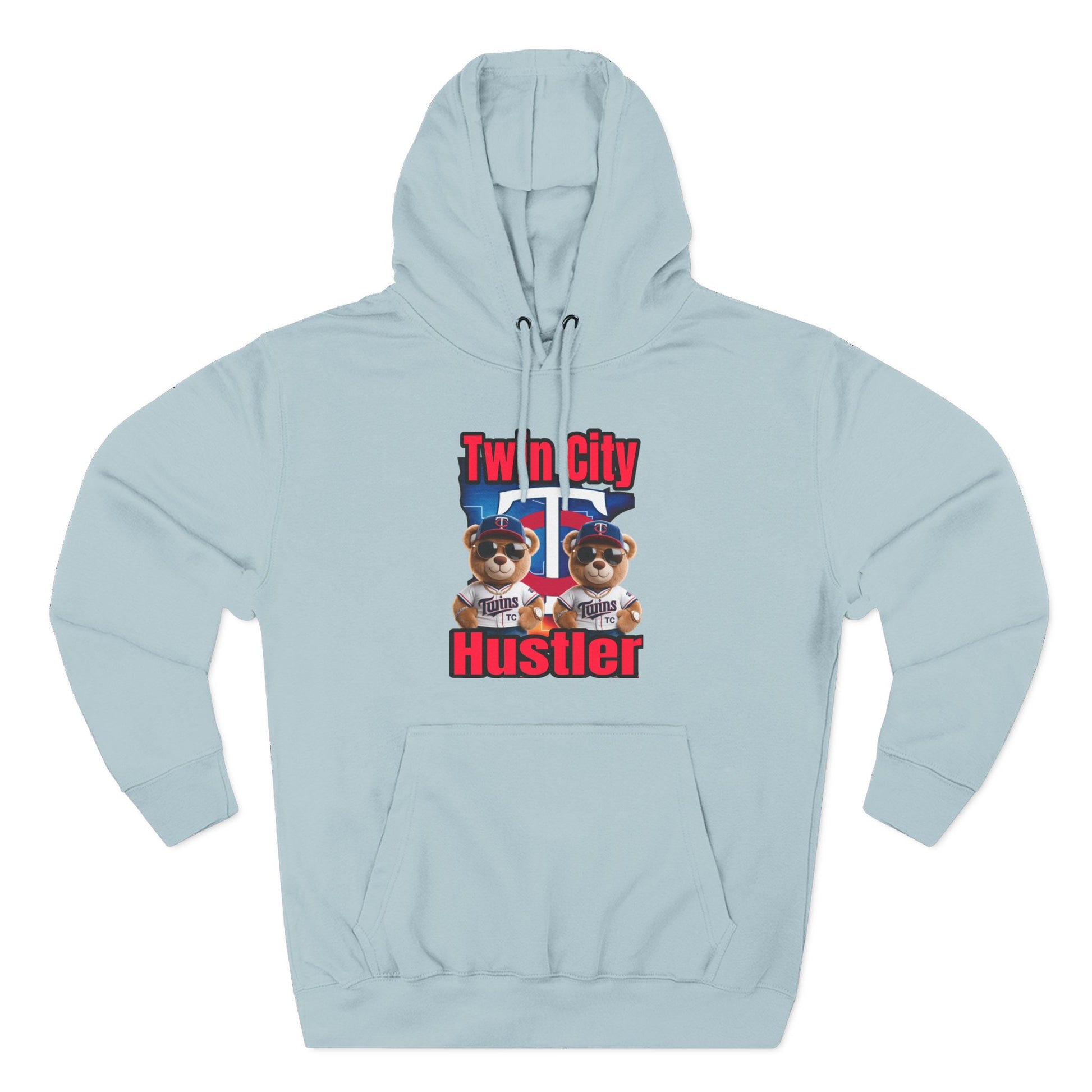 Fleece Hoodie Twin City HUSTLER Design