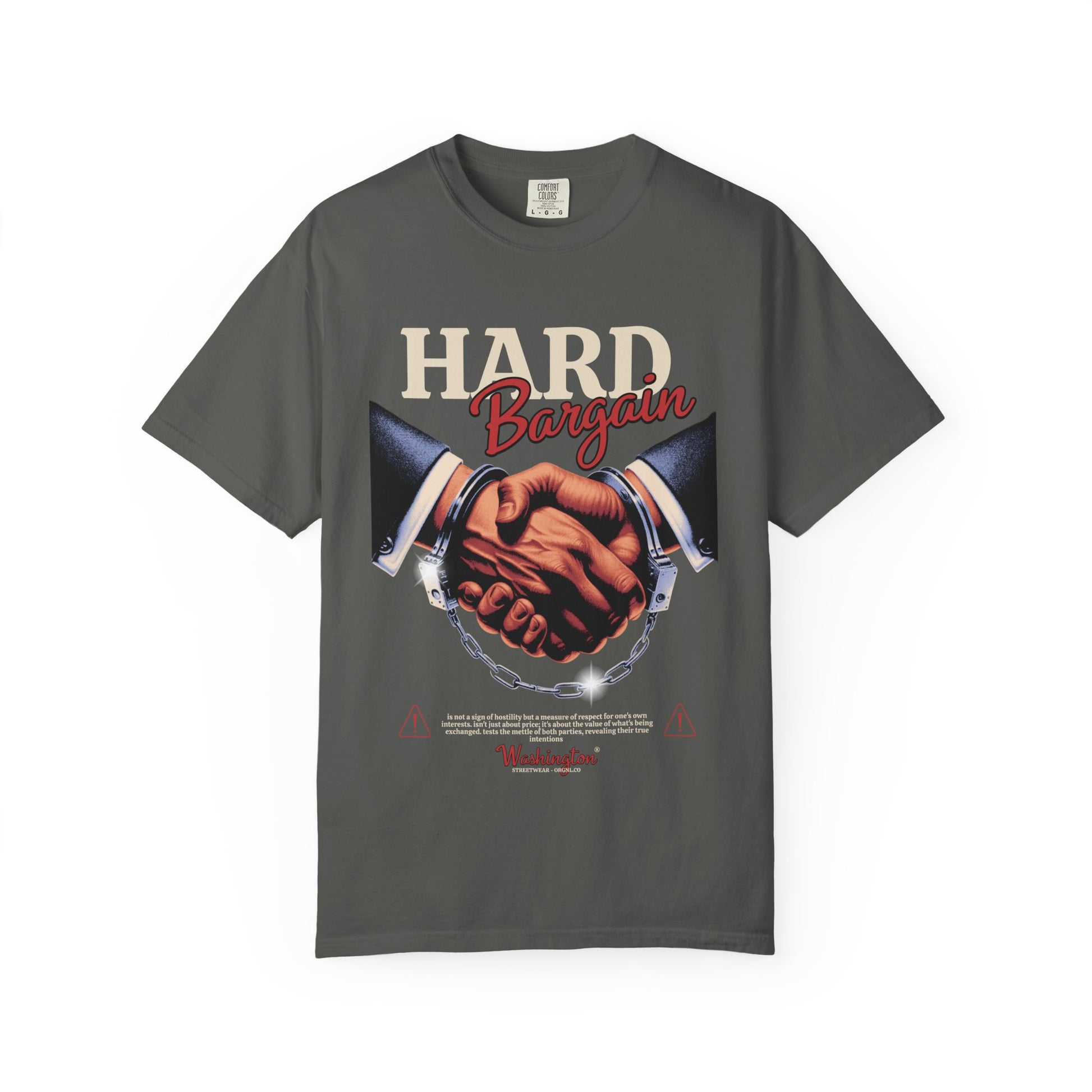Garment-Dyed T-shirt Hard Bargain Graphic Tee