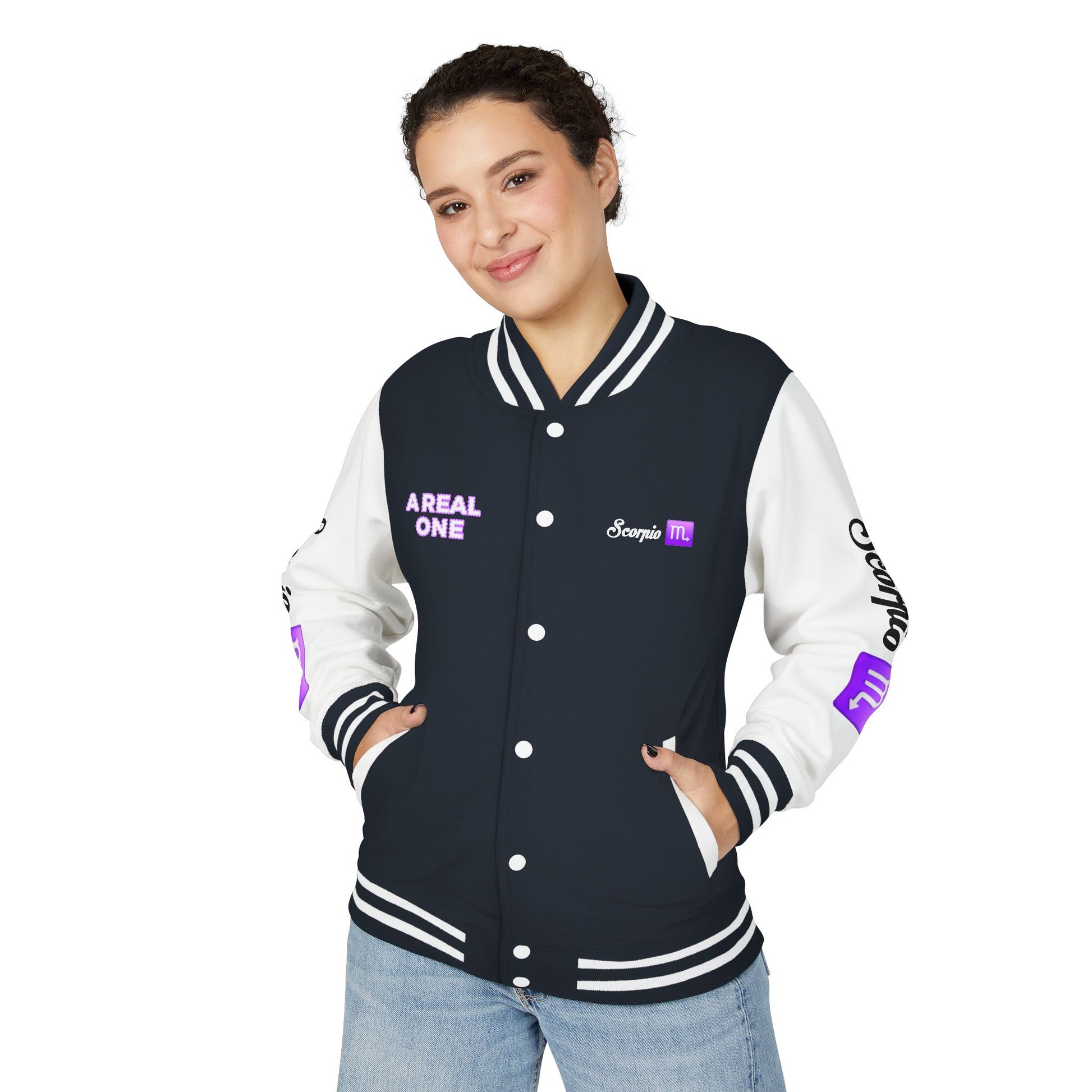 Letterman Jacket Scorpio Zodiac Design