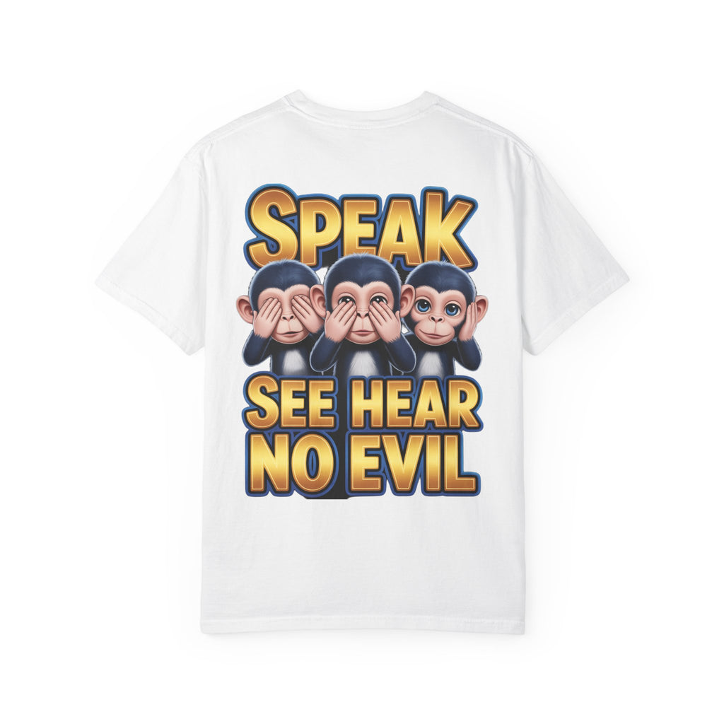 Graphic T-Shirt Speak See Hear No Evil design #2