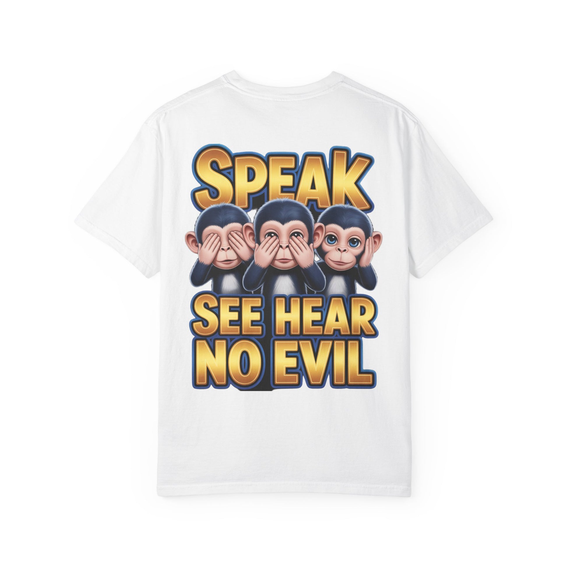 Graphic T-Shirt Speak See Hear No Evil design #2