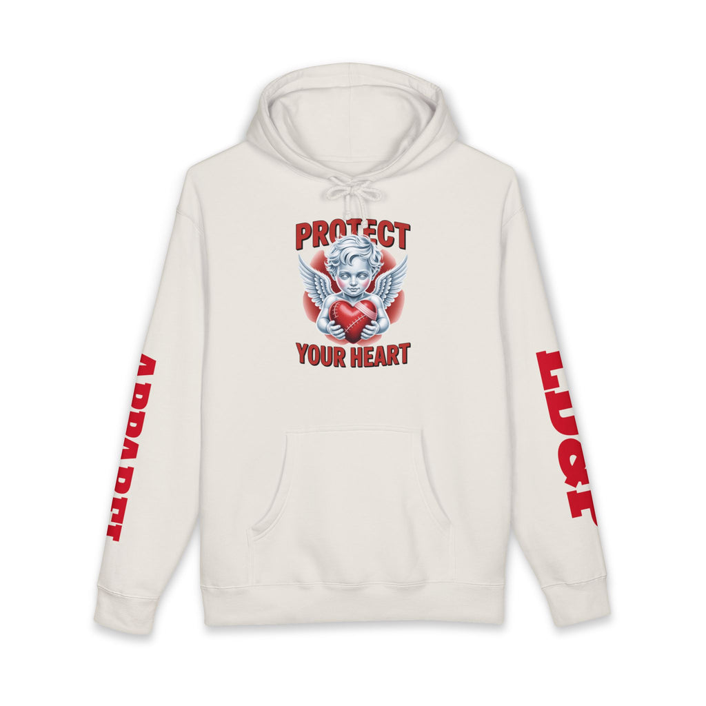 Hooded Sweatshirt - 'protect your heart' Bold Graphic Design