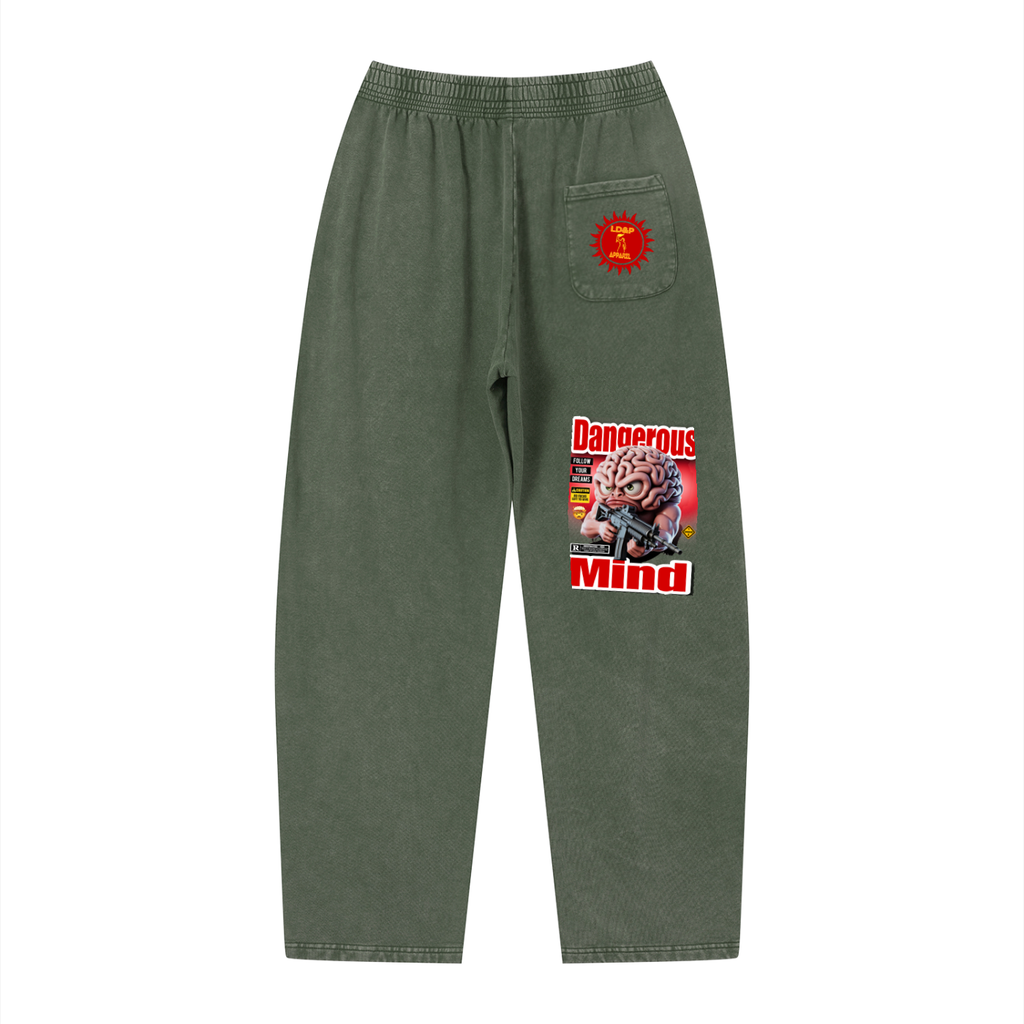 Unisex Vintage Wash Loose Sweatpants