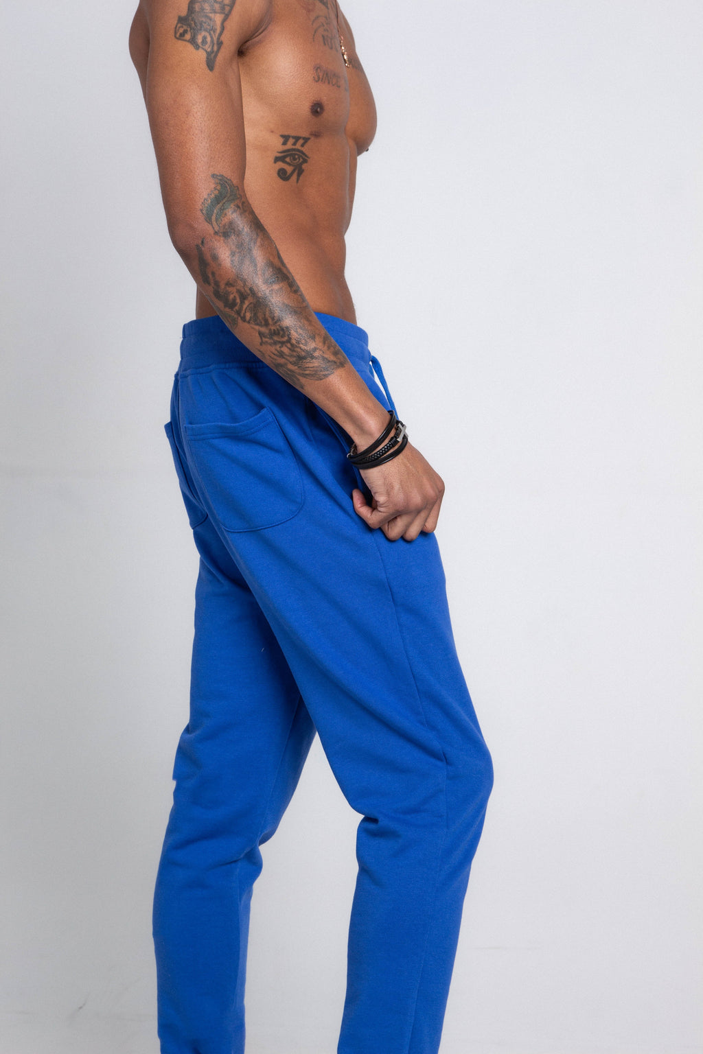 M5690-AJSKP MULTI-COLOR STACKED SWEATPANTS