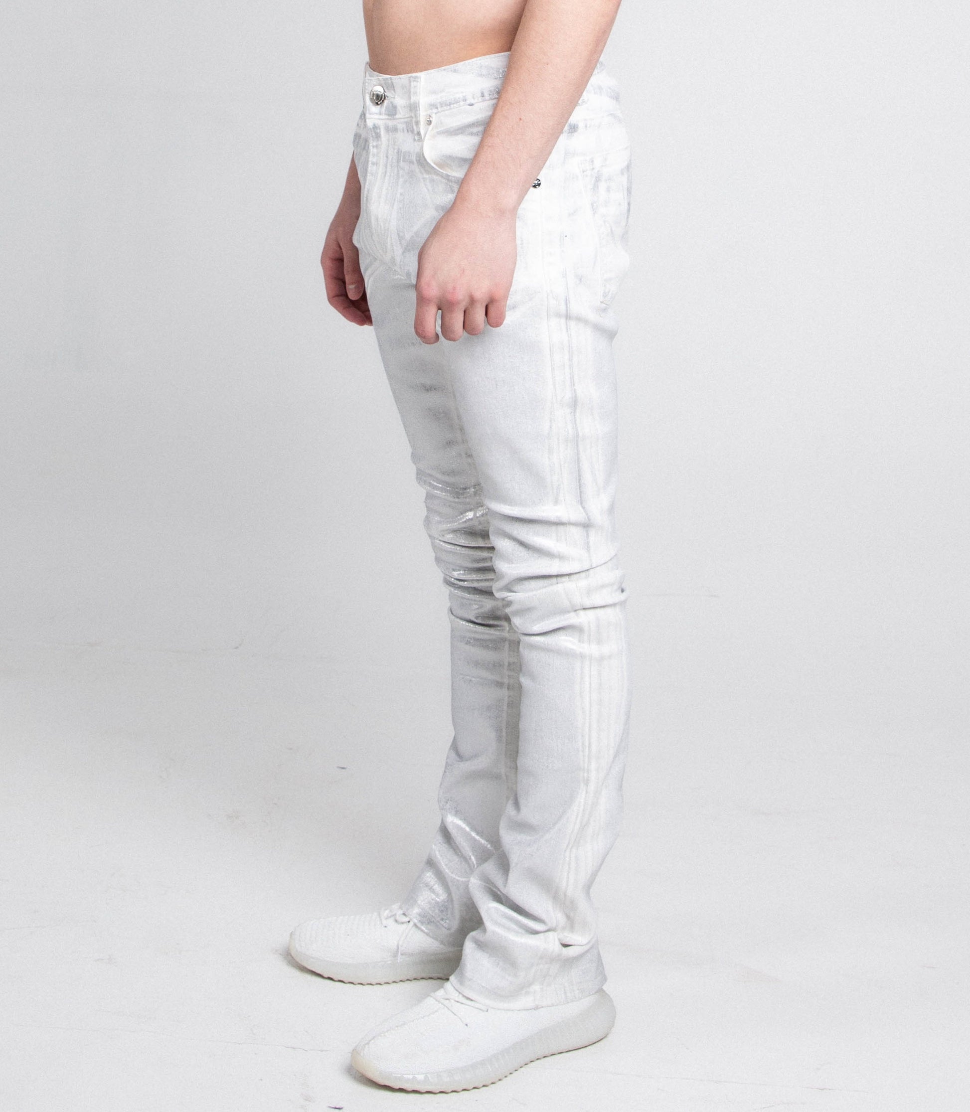 ASJ691 SILHOUETTES  STACKED JEANS