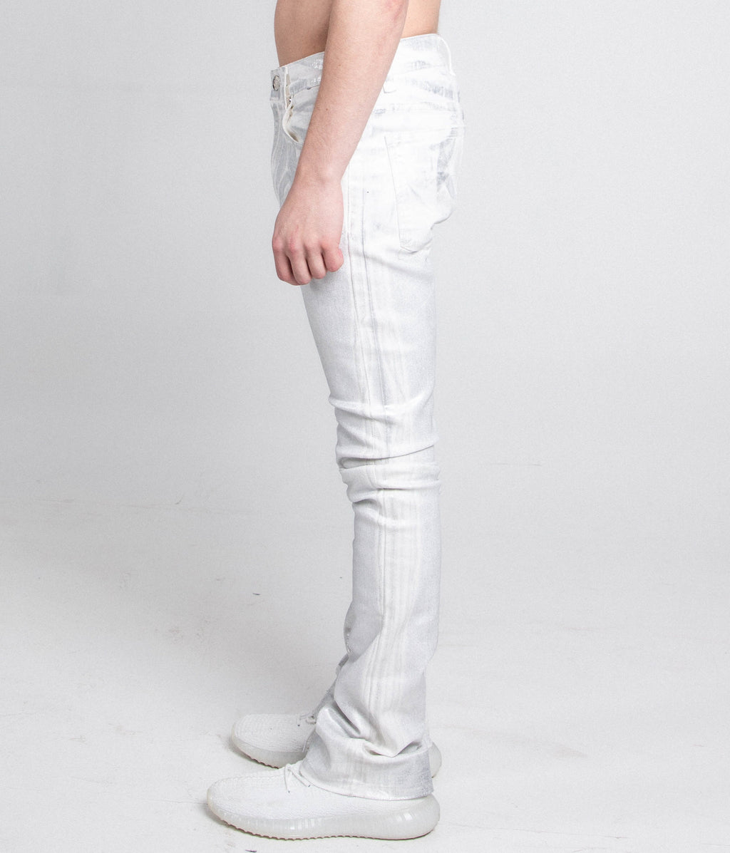 ASJ691 SILHOUETTES  STACKED JEANS