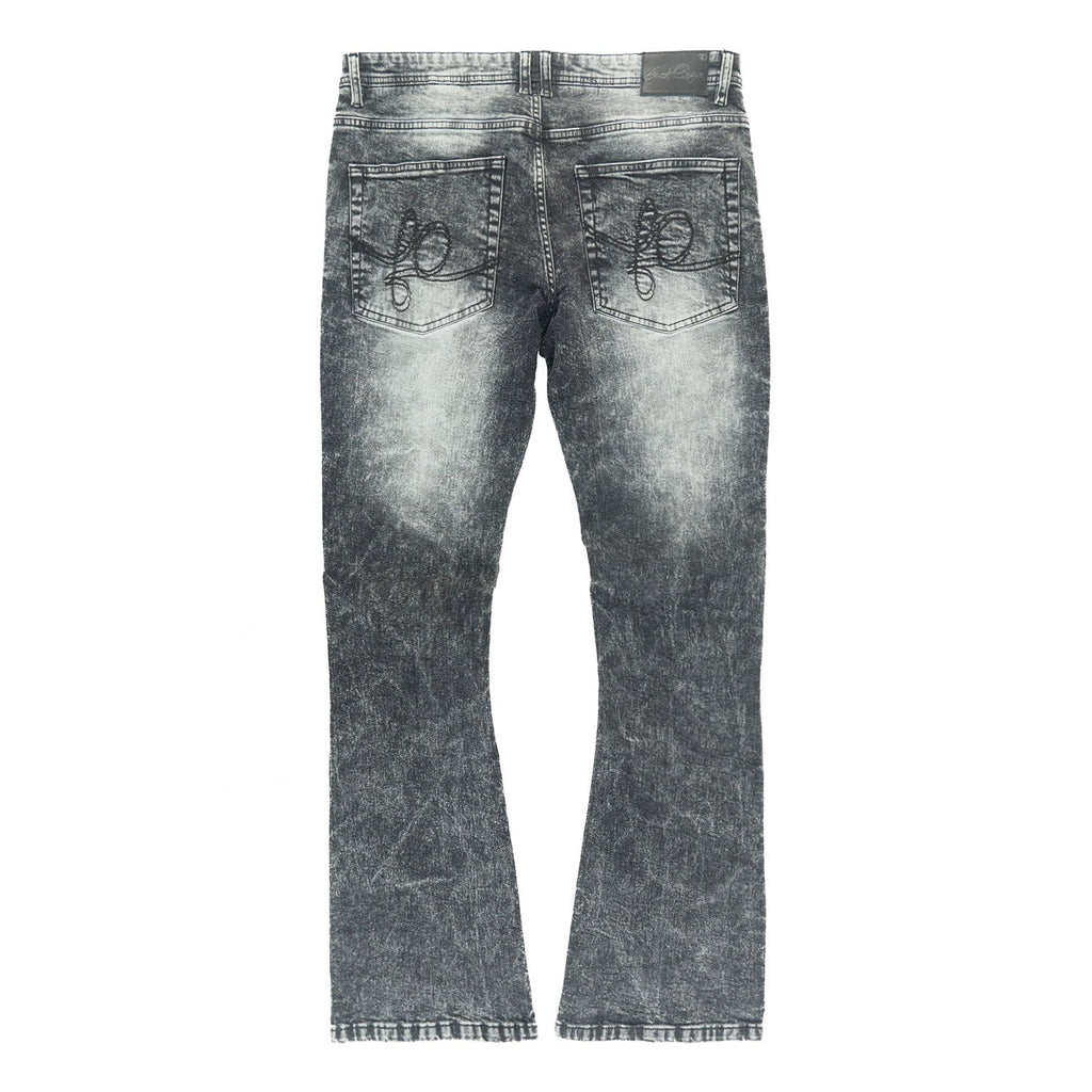 Jeans | F1712 Alono Stacked Jeans - Black Wash