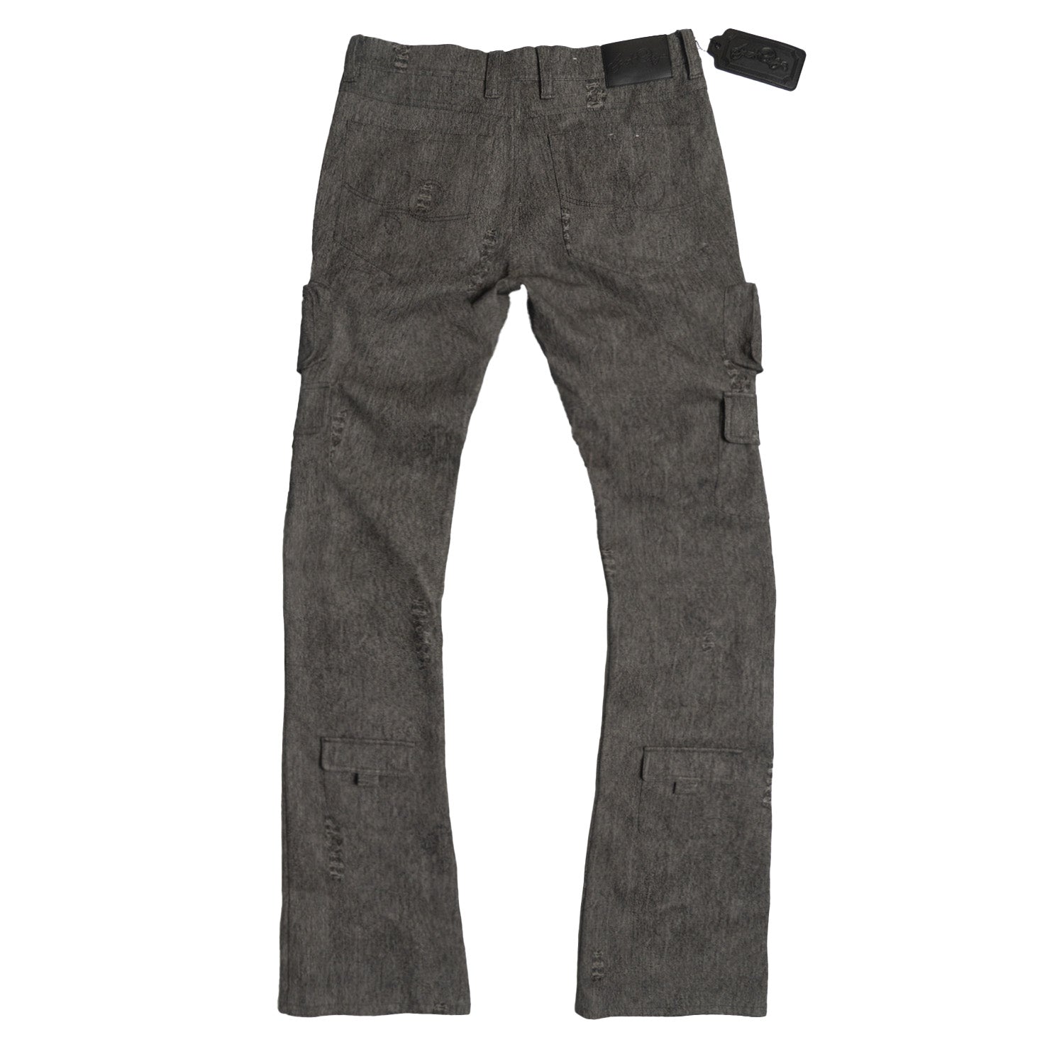 F2789 CASA DE Vegan Leather Pants - Black