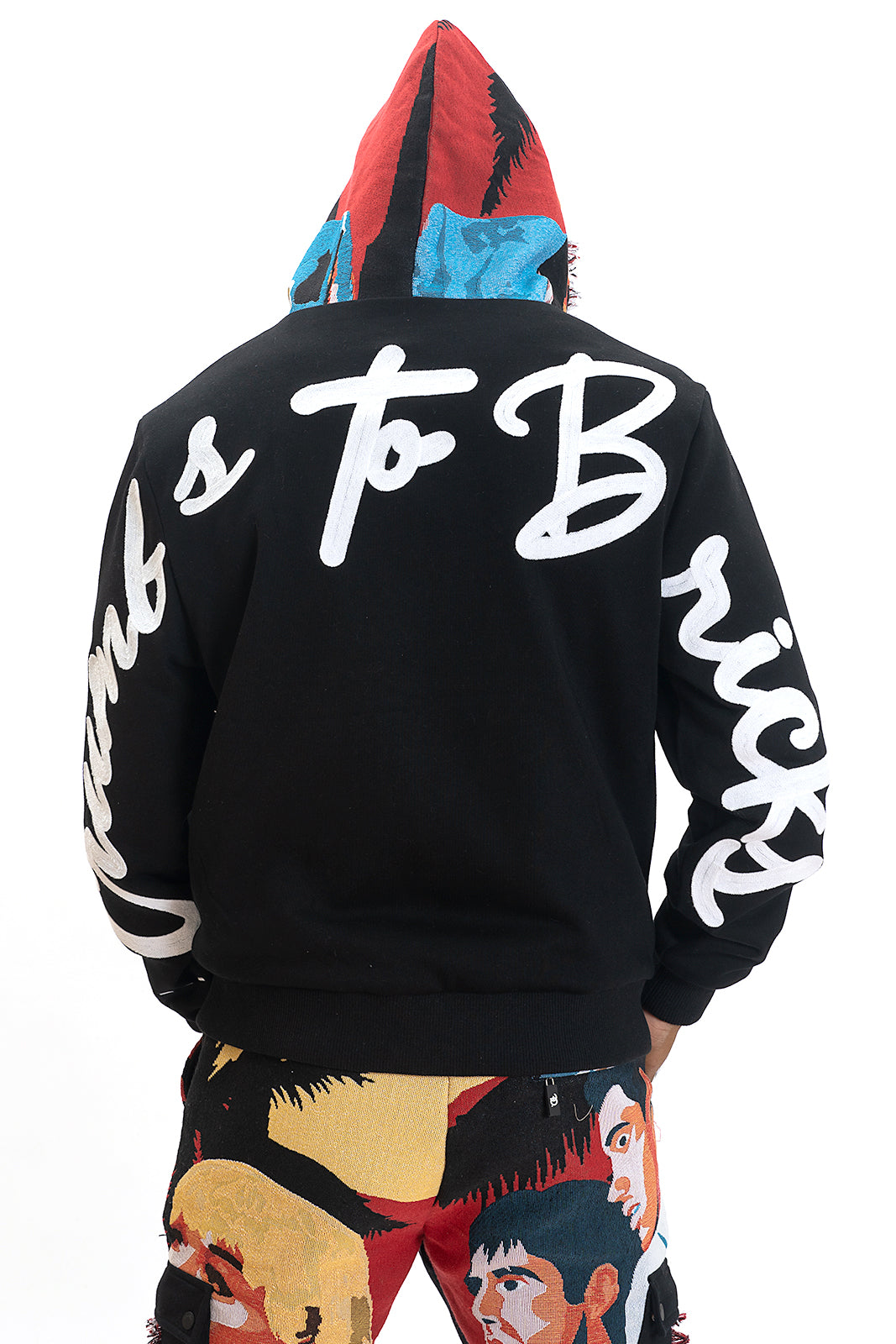 F5628 World is Yours Hoodie - Black