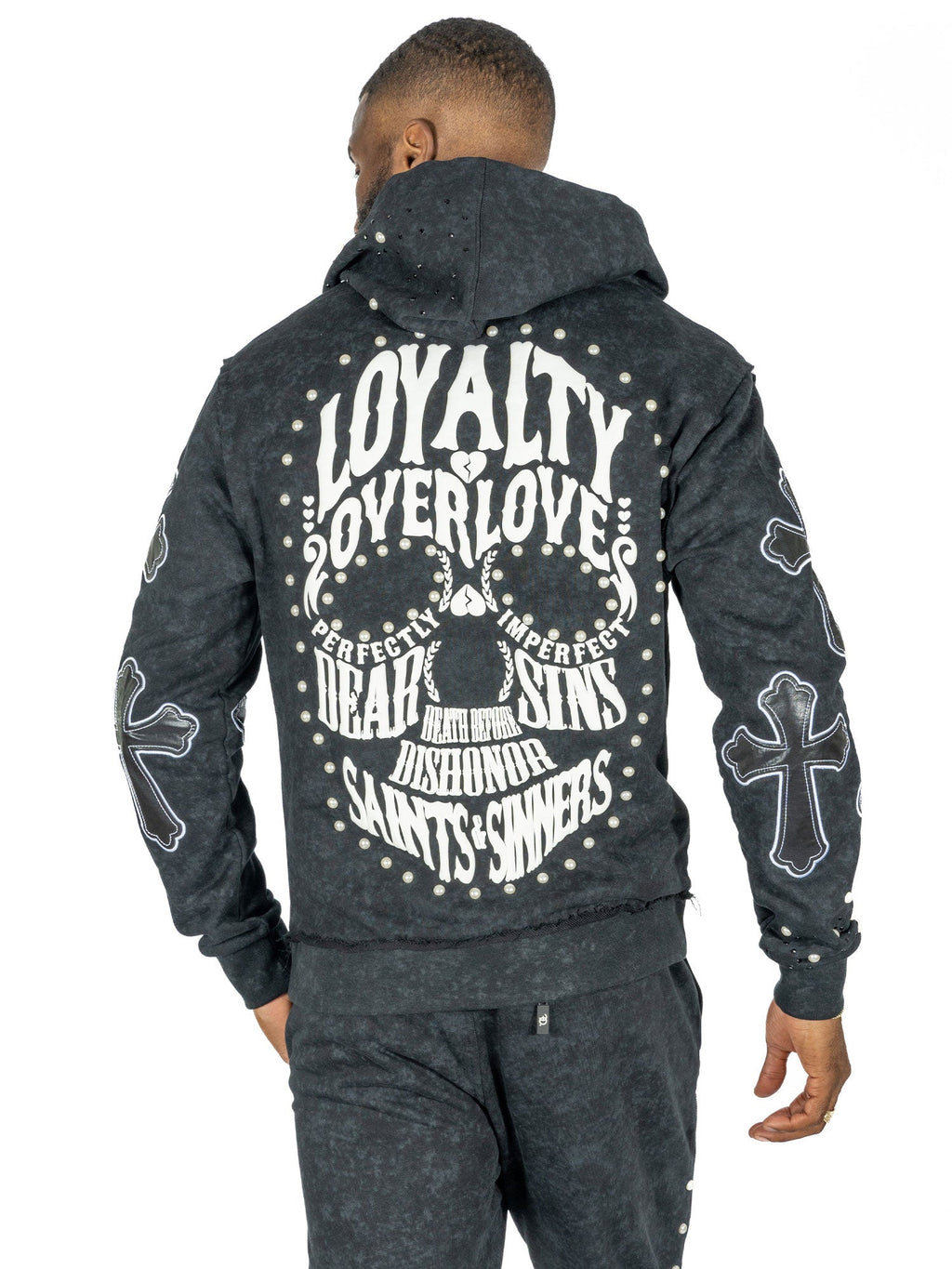 F5710 Loyalty Zip-up Set - Black