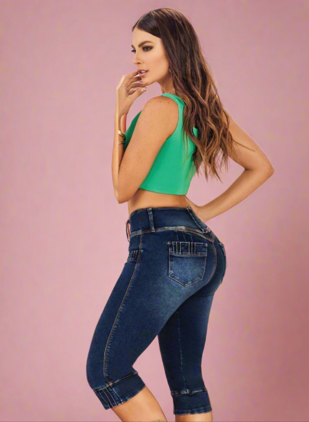 1088 100% Authentic Colombian Push Up Capri