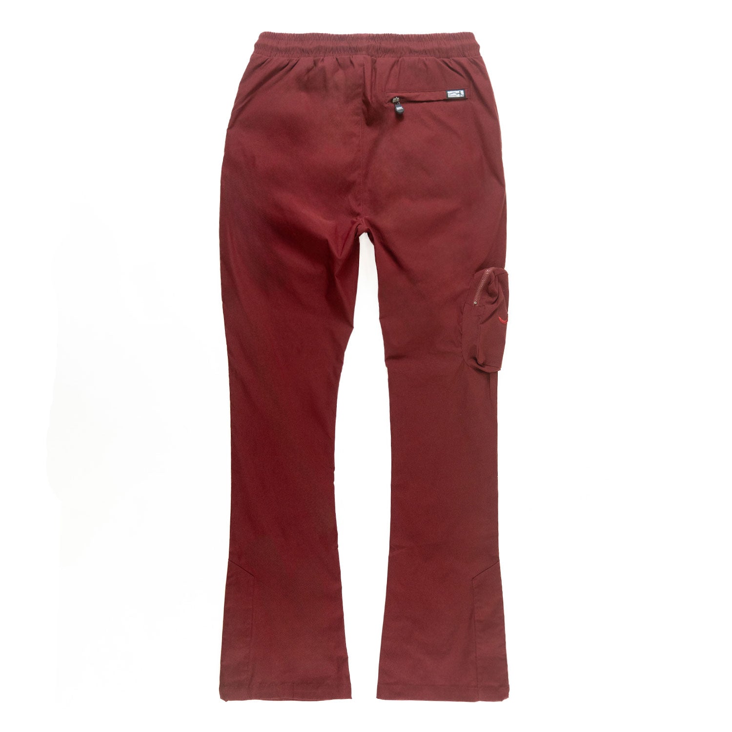 M1625 Sartoni Nylon Stacked Pants - Burgundy