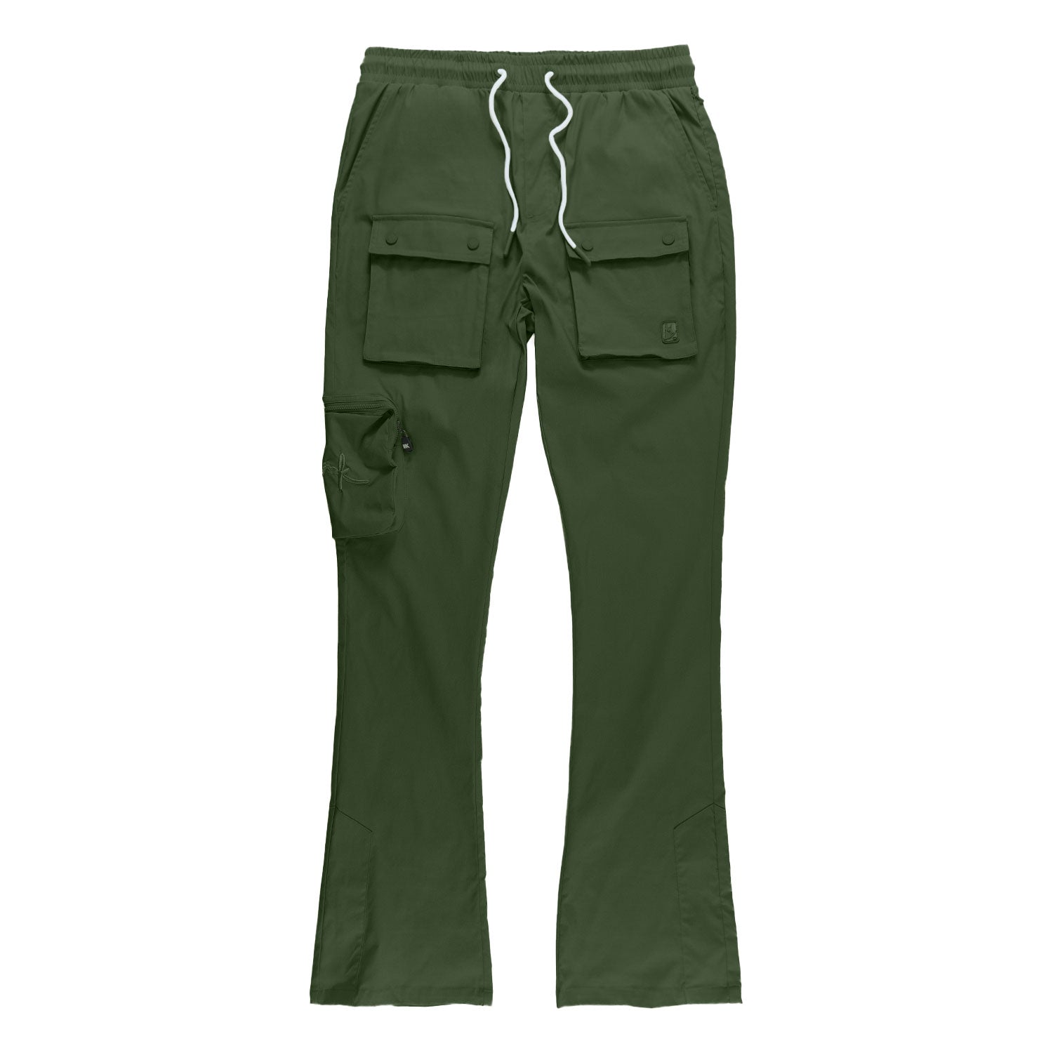 M1625 Sartoni Nylon Stacked Pants - Dark Olive