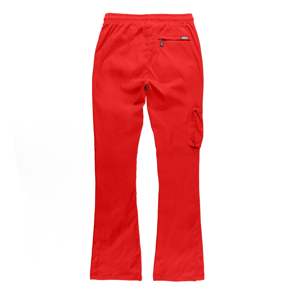 M1625 Sartoni Nylon Stacked Pants - Red