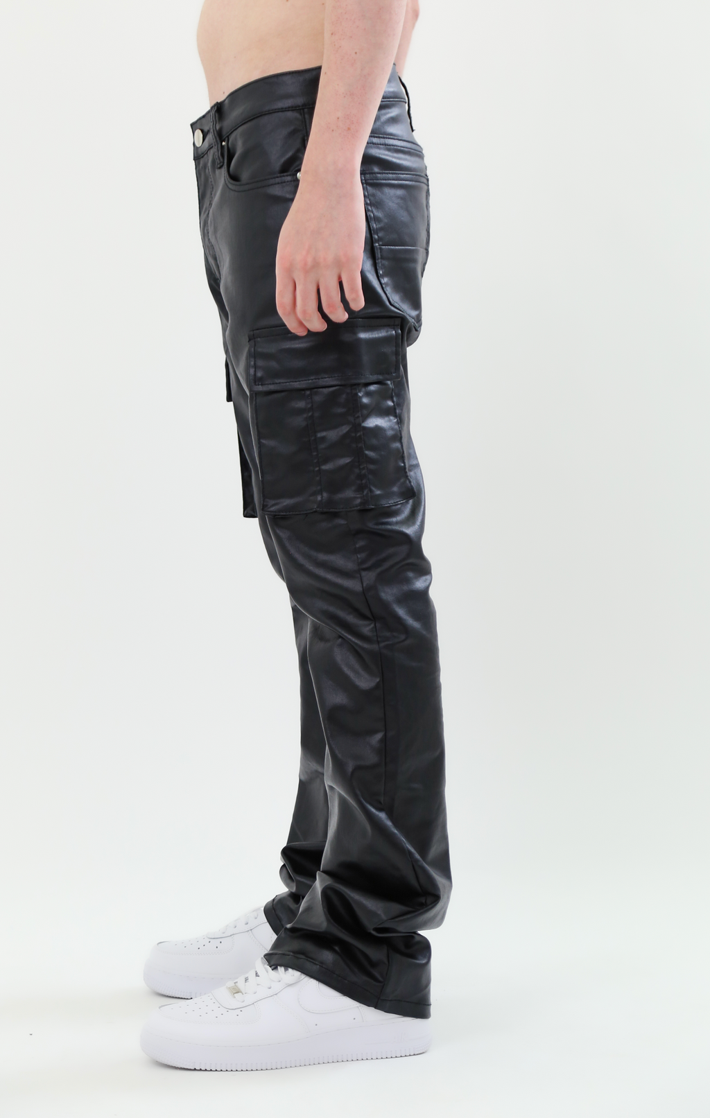 ASJ8069 METALLICA DIP STACKED JEANS