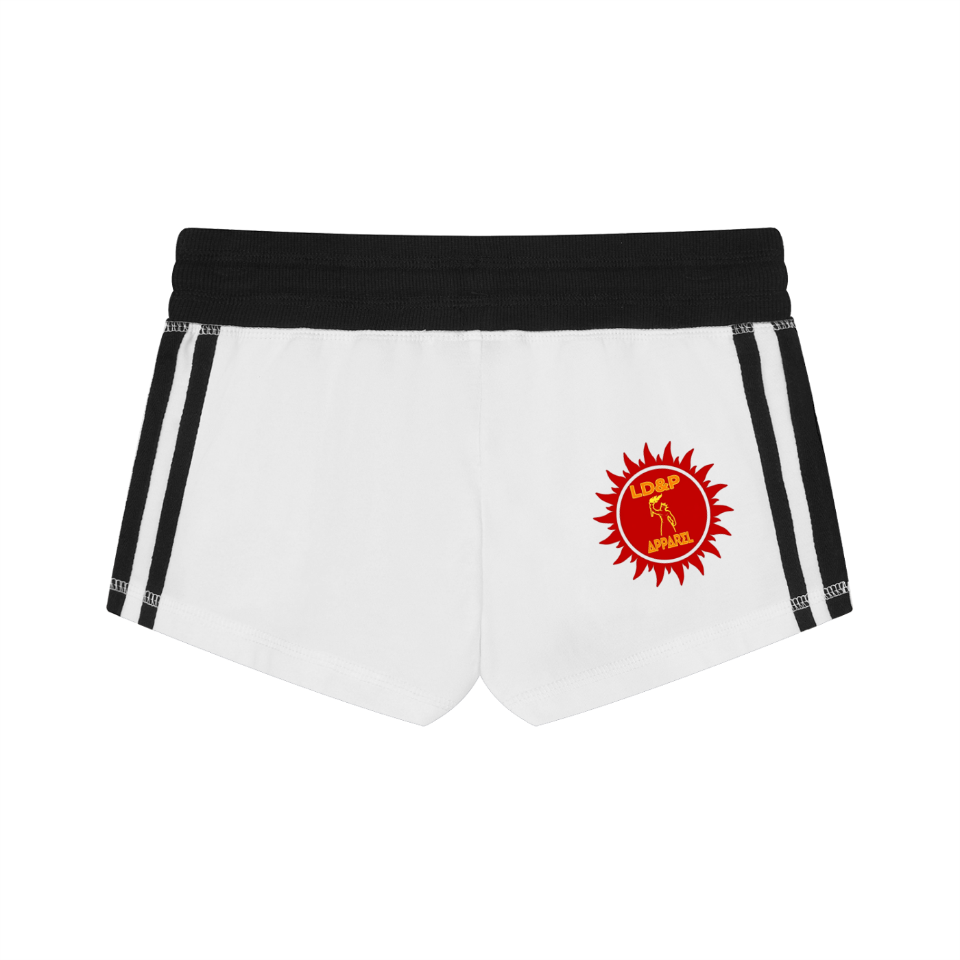 Women's Contrast Stripe Track Shorts