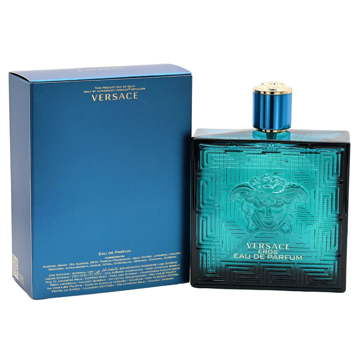 Versace Eros Eau de Parfum 6.7 oz Men’s Cologne by Versace – Long Lasting Fragrance