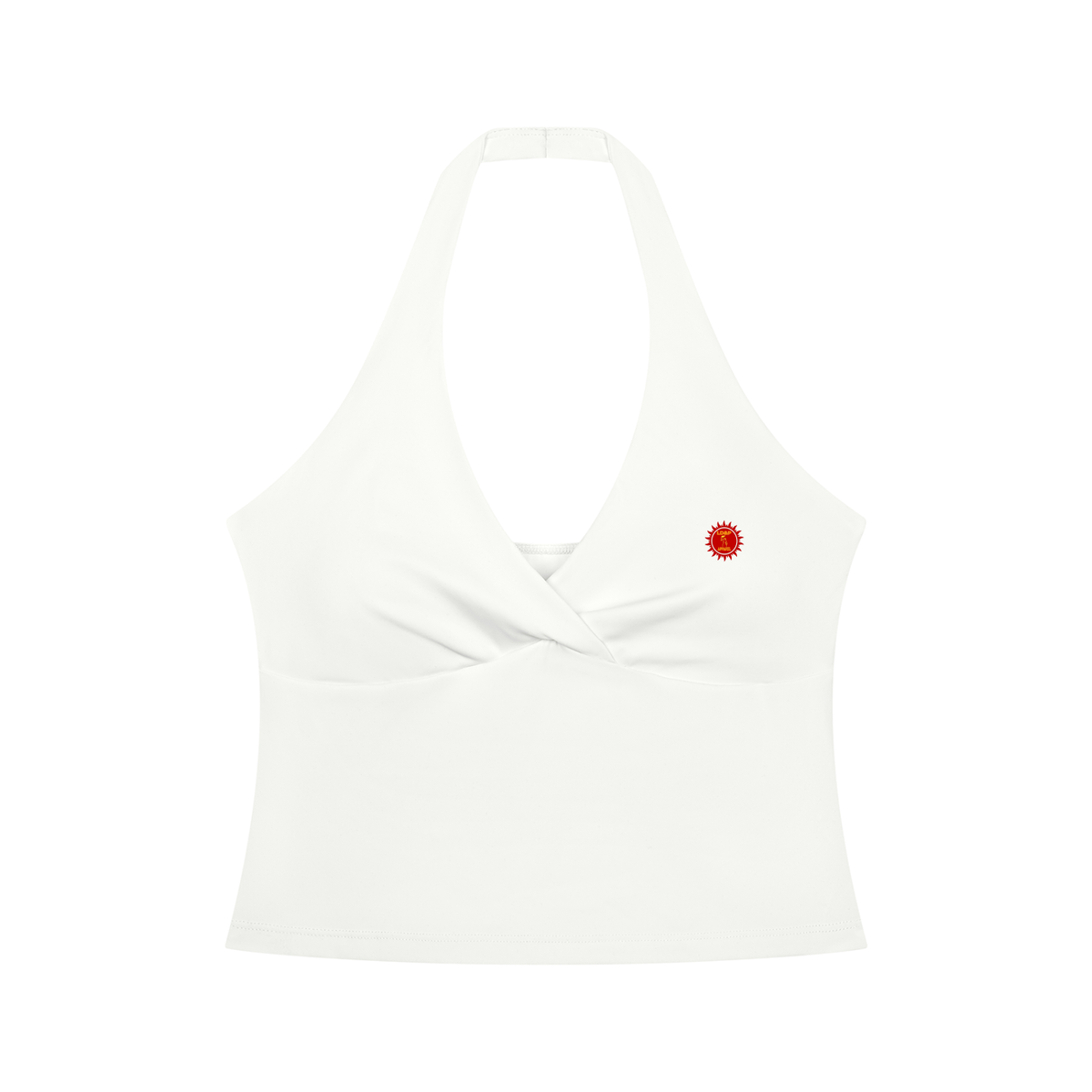 Women’s Ruched Halter Yoga Tank Top