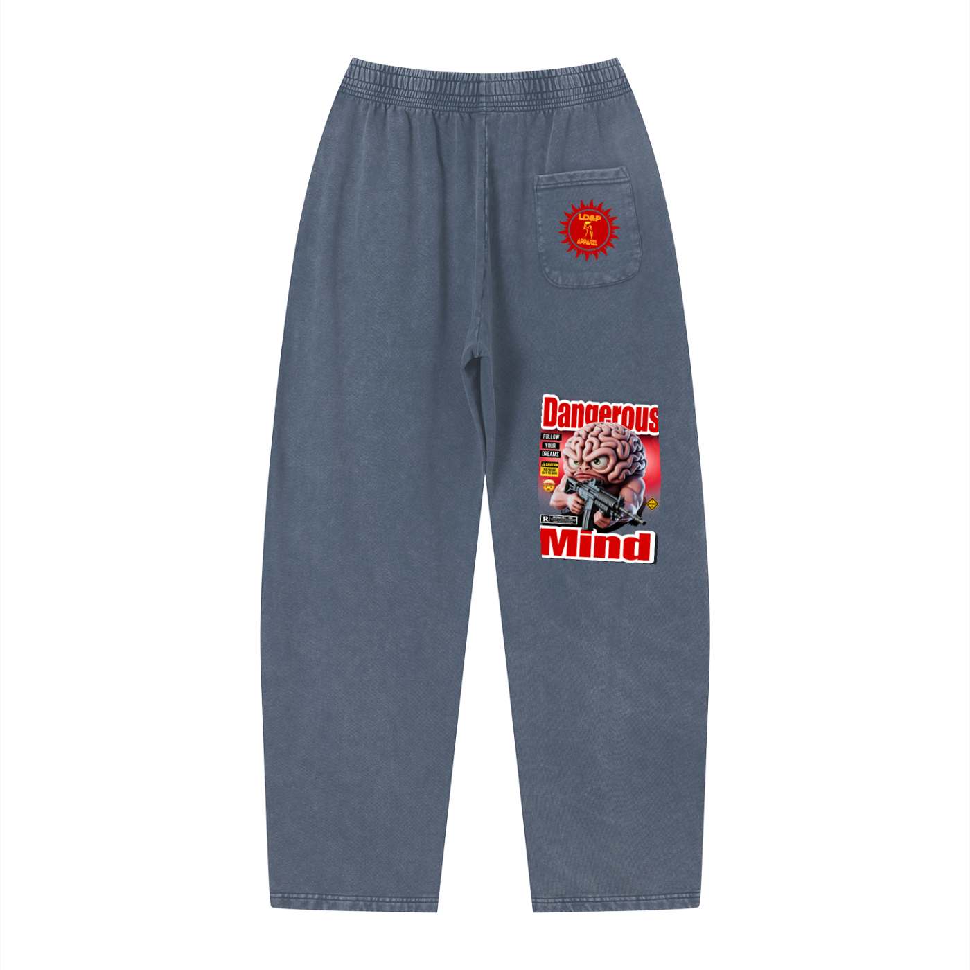 Unisex Vintage Wash Loose Sweatpants