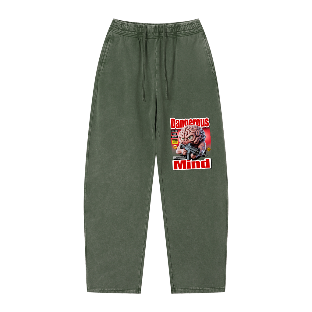 Unisex Vintage Wash Loose Sweatpants
