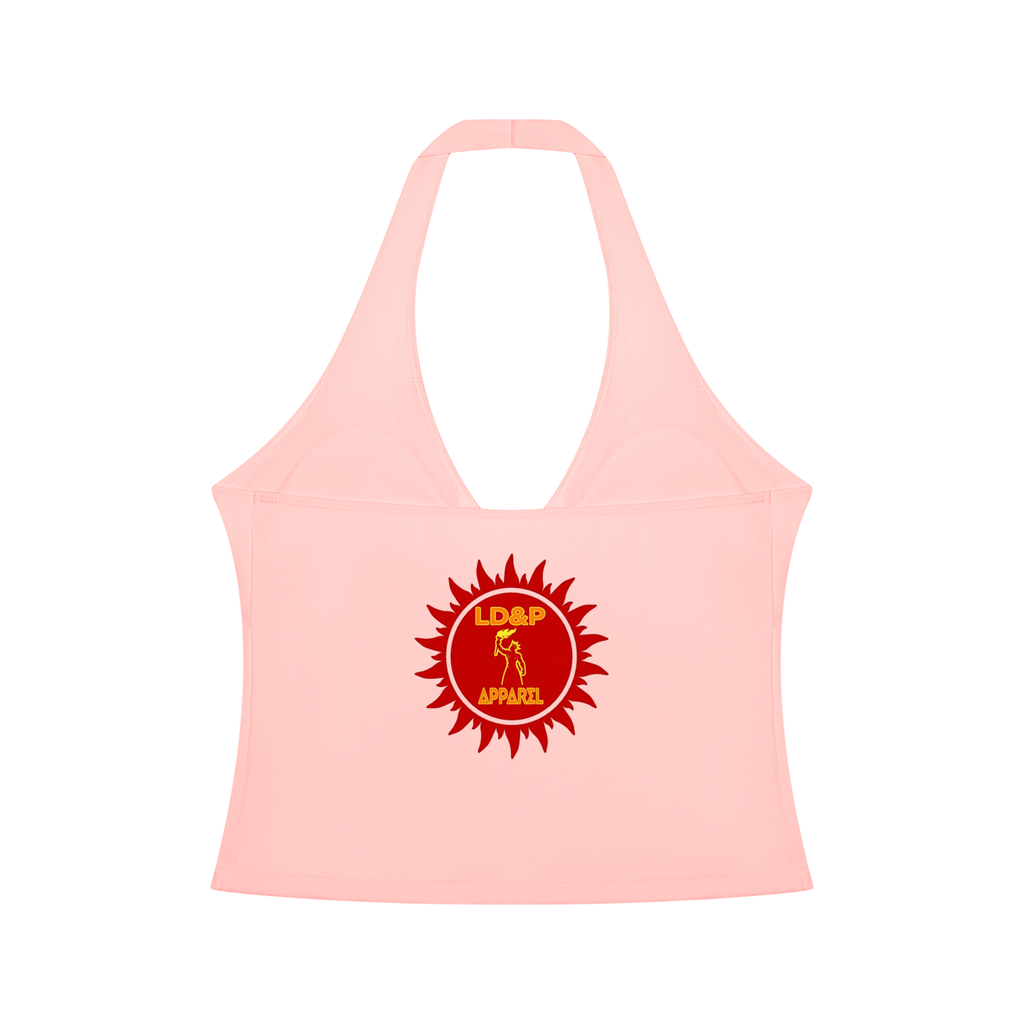 Women’s Ruched Halter Yoga Tank Top