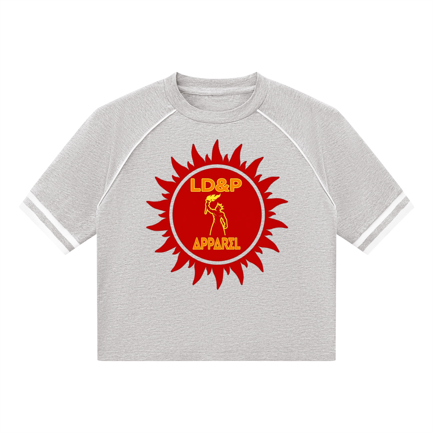 LD&P APPAREL Women’s Raglan Ribbed T-Shirt