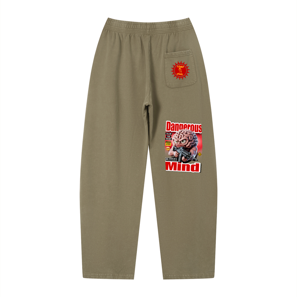 Unisex Vintage Wash Loose Sweatpants