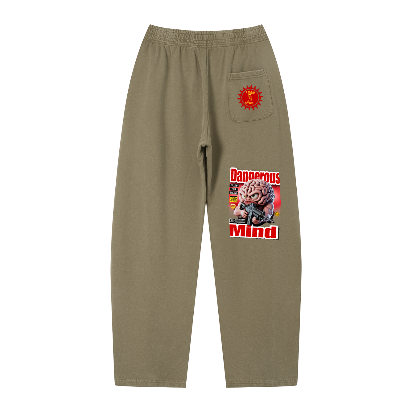 Unisex Vintage Wash Loose Sweatpants