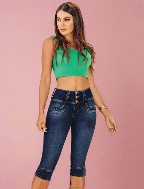 1088 100% Authentic Colombian Push Up Capri